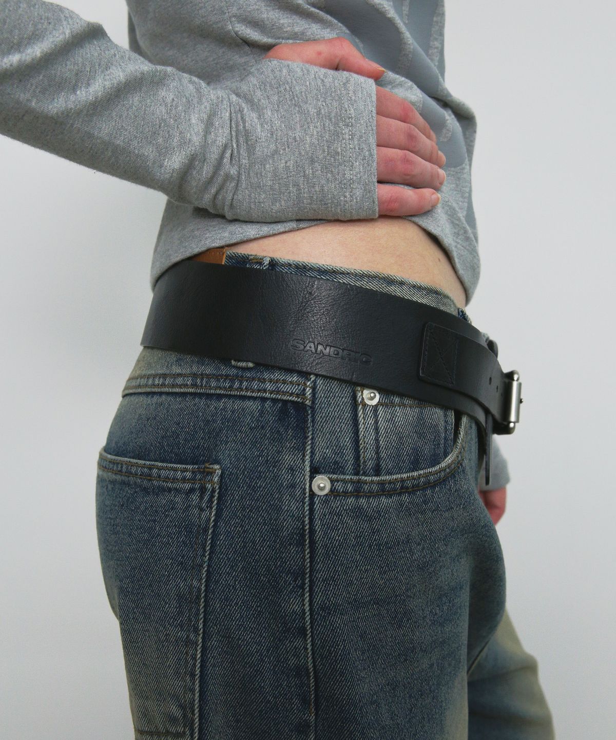 샌드릭(SANDRIC) UNBALANCED BELT_BLACK