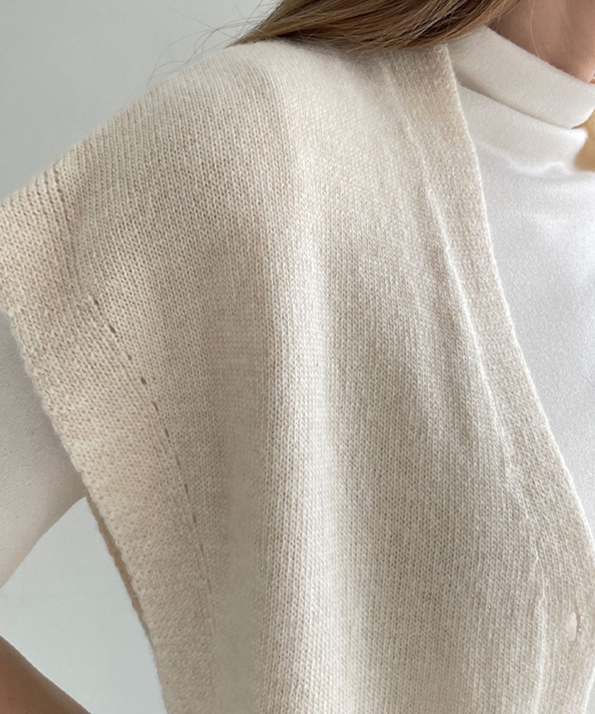 슬로우롤리(SLOWLOLLI) Lambswool knit vest