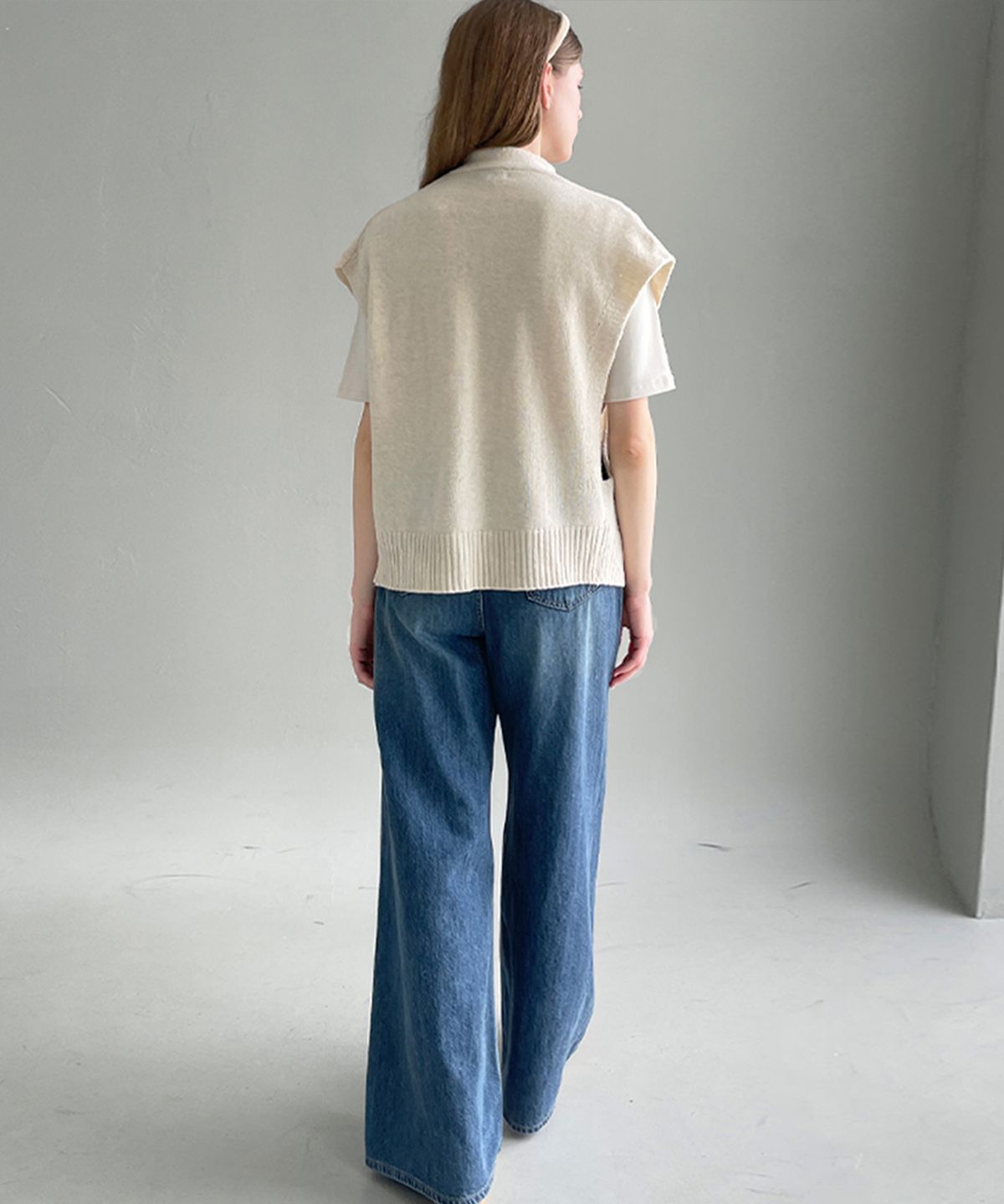 슬로우롤리(SLOWLOLLI) Lambswool knit vest