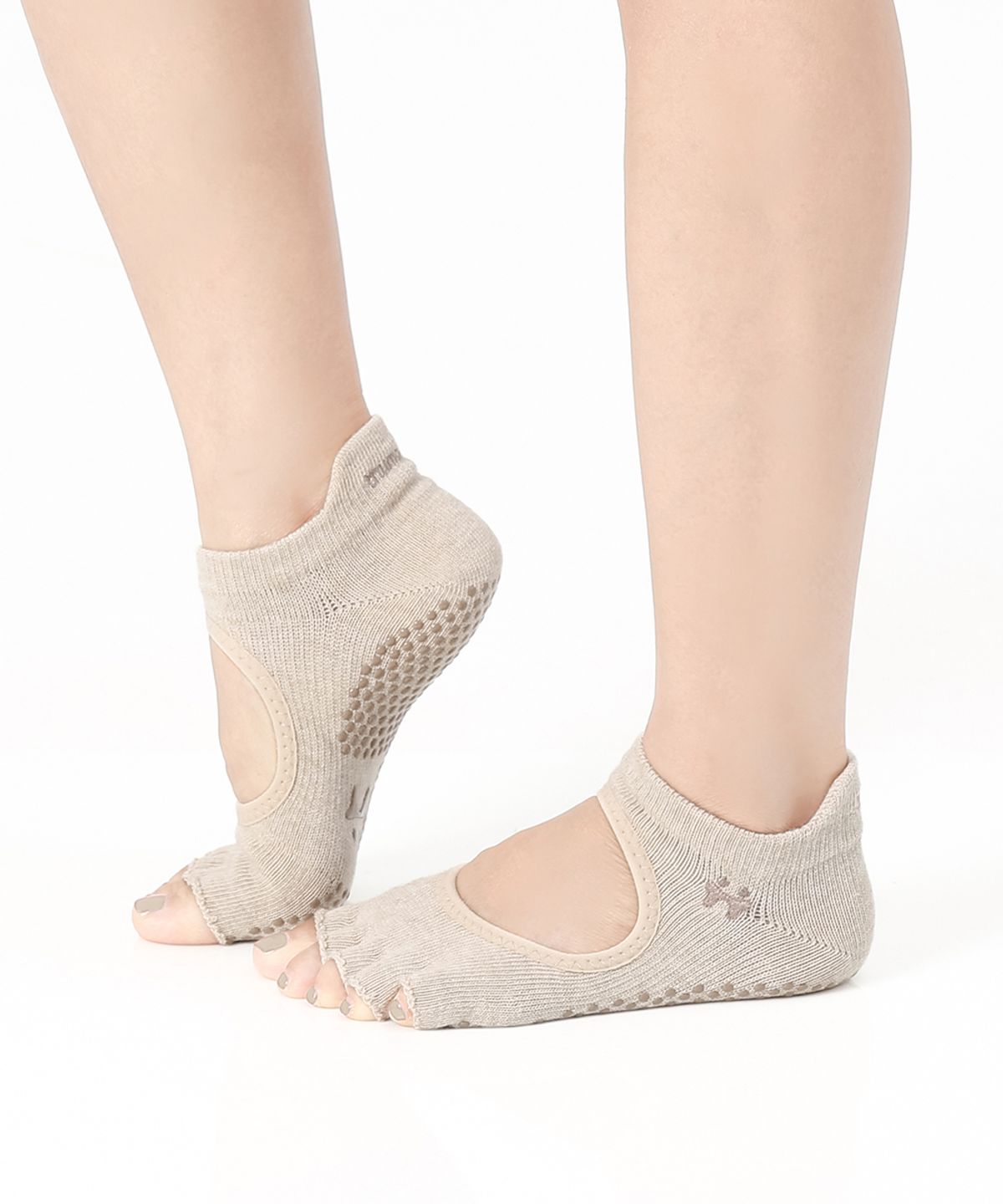 떰토(THUMBTOE) Oat Open Toe 필라테스 미끄럼방지 토삭스 양말