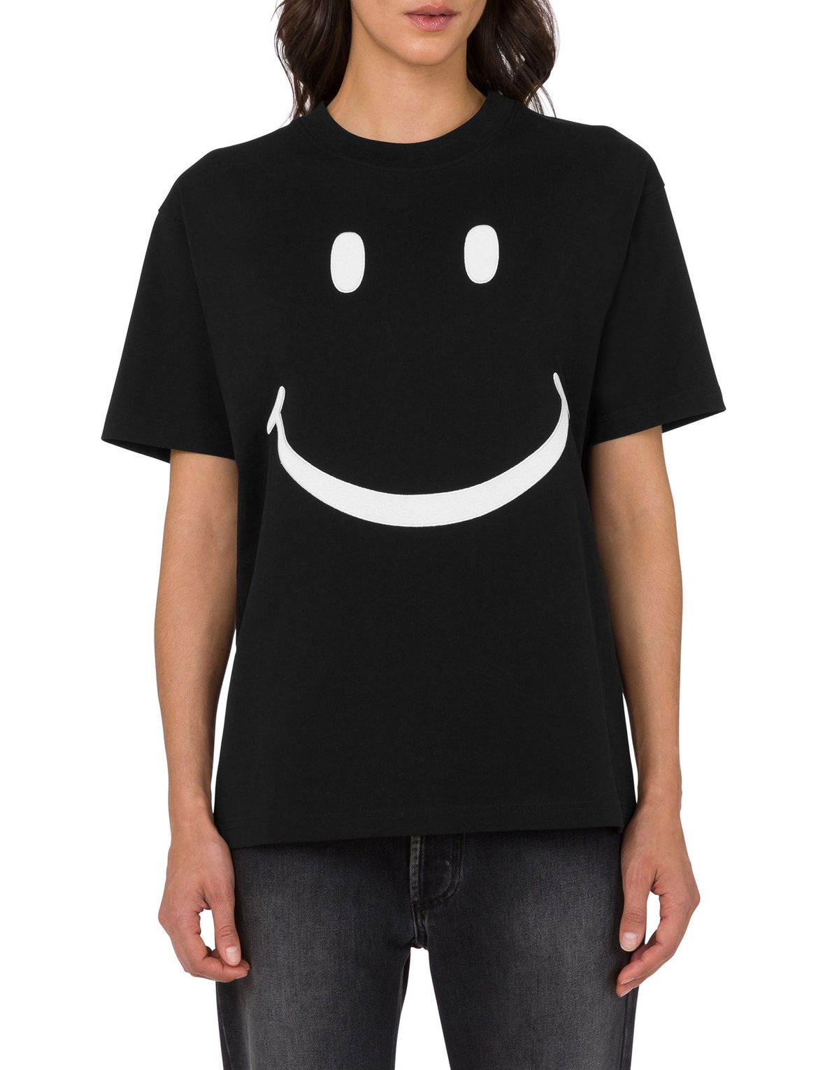 모스키노(MOSCHINO) 스마일리 코튼 반팔 티셔츠