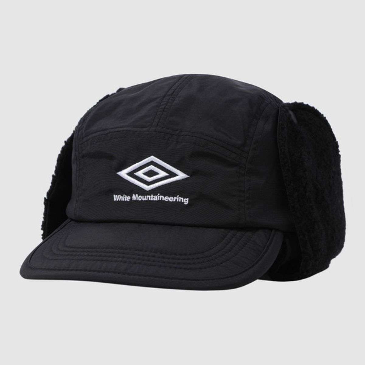 엄브로(UMBRO) [Umbro X White Mountaineering] 플라이트 이어플랩 캡 블랙(UQ313CCP90)