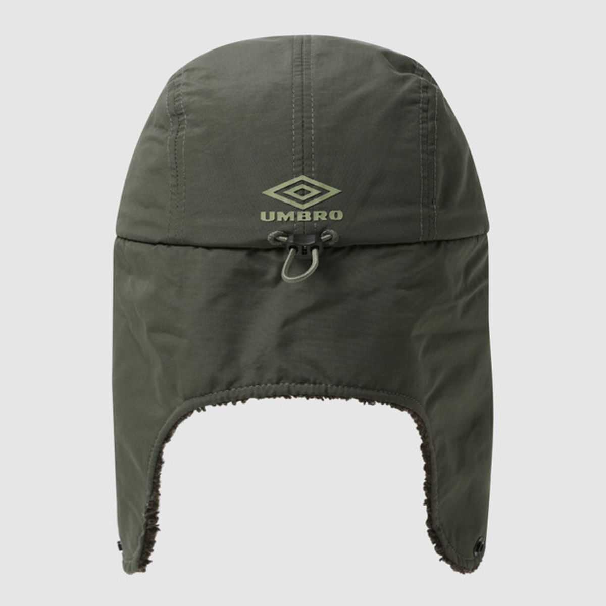 엄브로(UMBRO) [Umbro X White Mountaineering] 플라이트 이어플랩 캡 카키(UQ313CCP90)