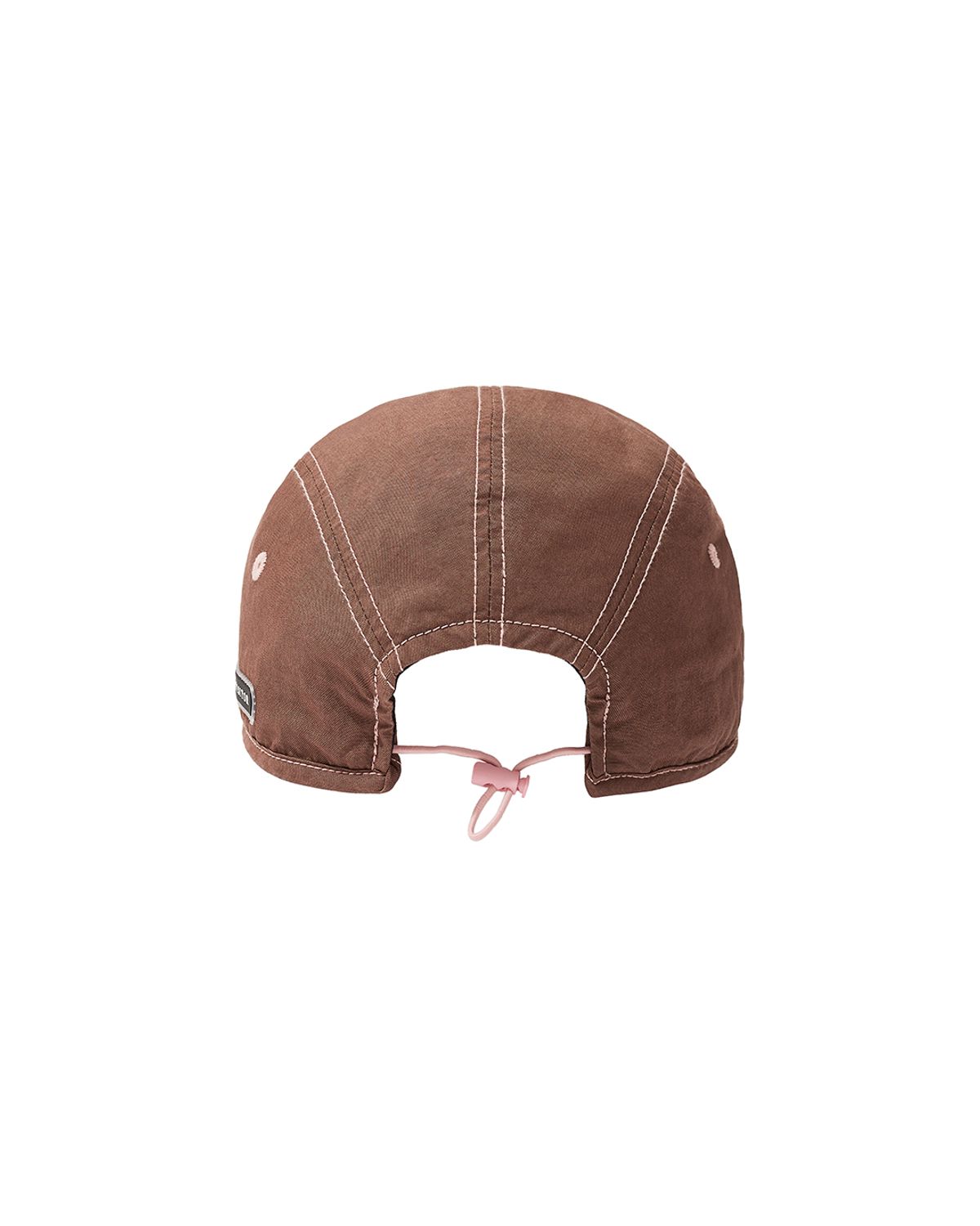 더뮤지엄비지터(THEMUSEUMVISITOR) COLOR STITCH SPORTS CAP (BROWN)