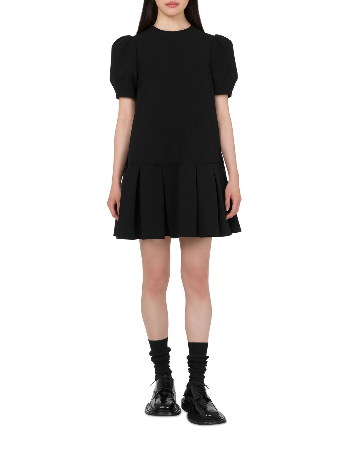 모스키노(MOSCHINO) 퍼프 플리츠 미니 드레스