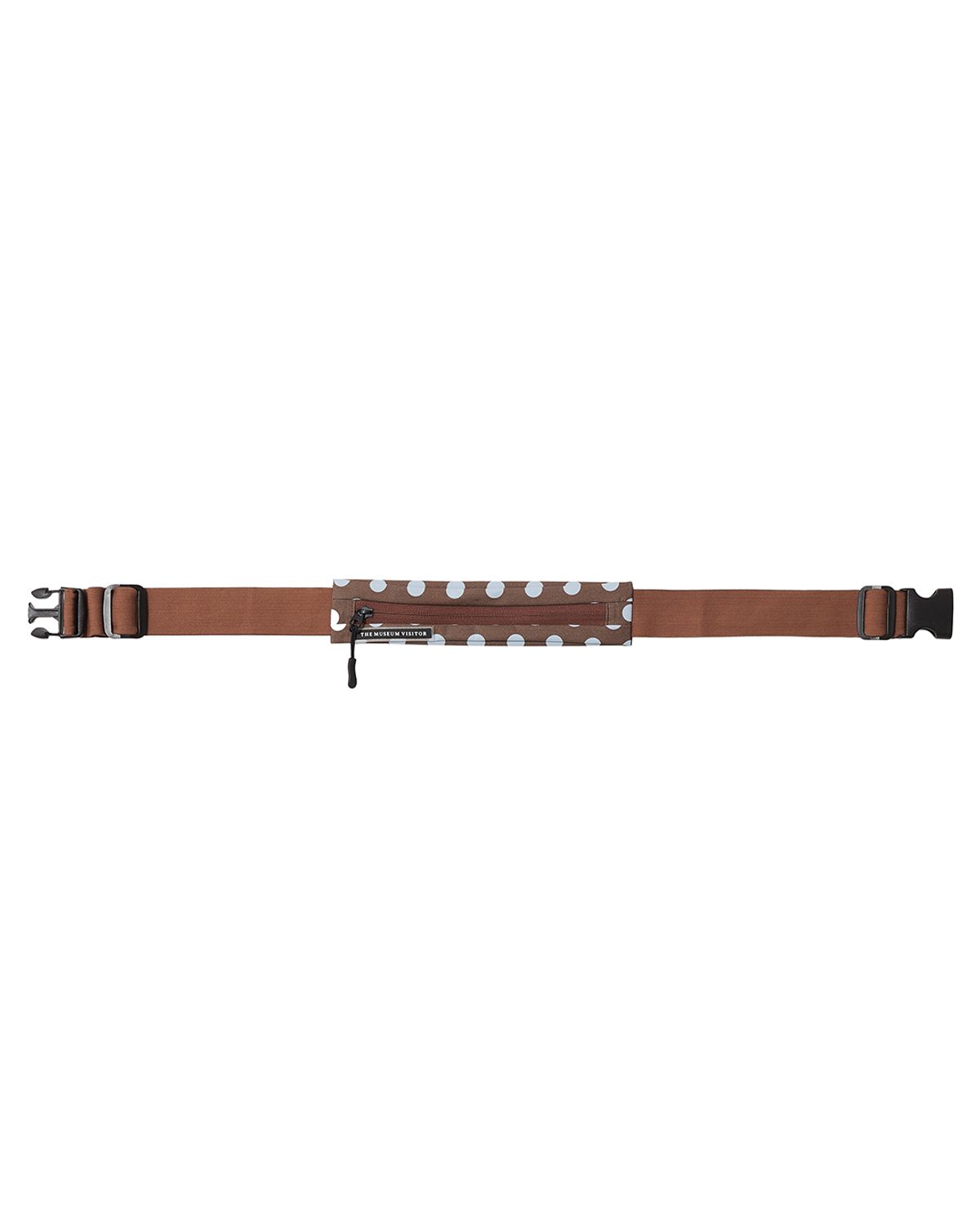 더뮤지엄비지터(THEMUSEUMVISITOR) DOT RUNNING BELT BAG (BROWN)