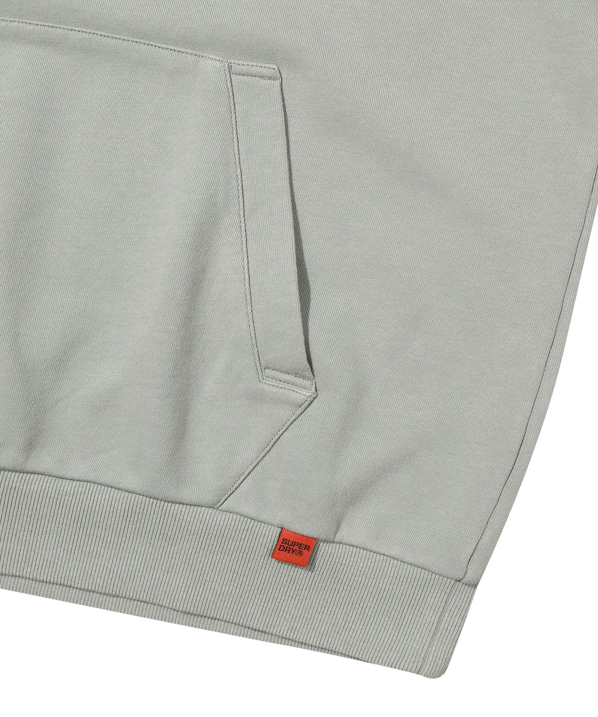 슈퍼드라이(SUPERDRY) 빈티지 아플리케 후드 그레이
