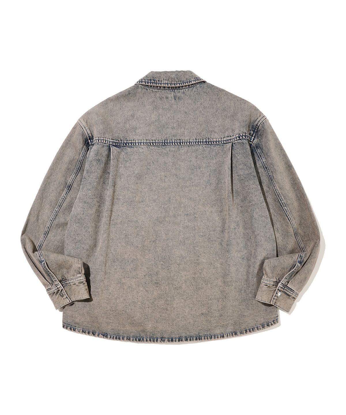 논타입(NONTYPE) VTG POLYGON DENIM SHIRTS( (VINTAGE BLUE)