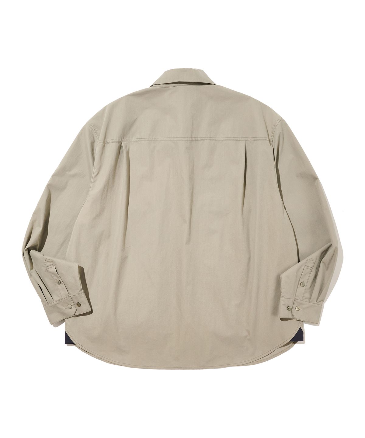 논타입(NONTYPE) DOUBLE FLAP LUGGAGE SHIRTS(GREY)
