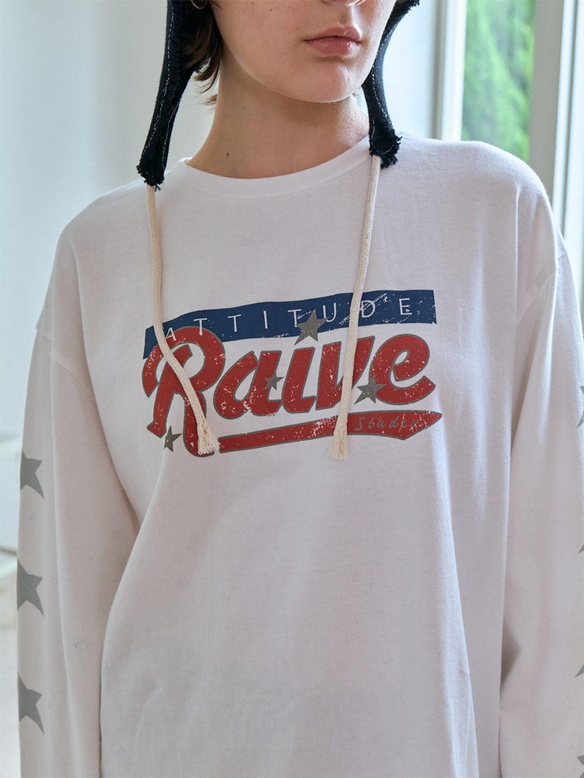레이브(RAIVE) Star Raive Long Sleeve T-shirts VW5AE138_2color