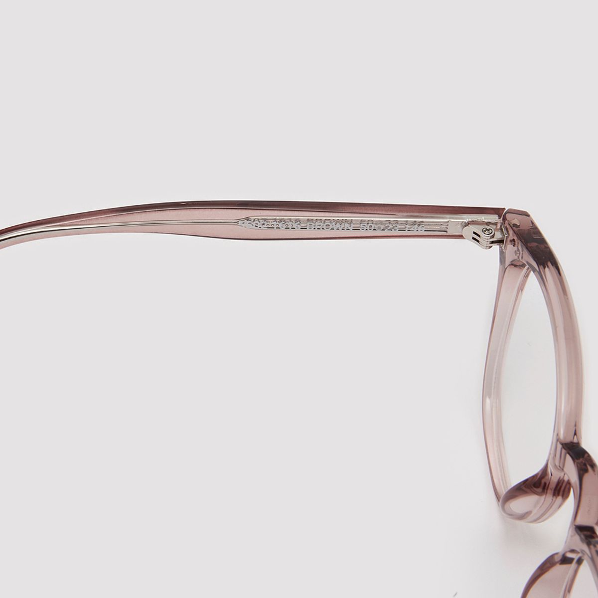 알로아이웨어(ALO EYEWEAR) [Essential] AL5502 1616G 세미오버라운드 투명 브라운 안경테 블루라이트 차단 렌즈 선택