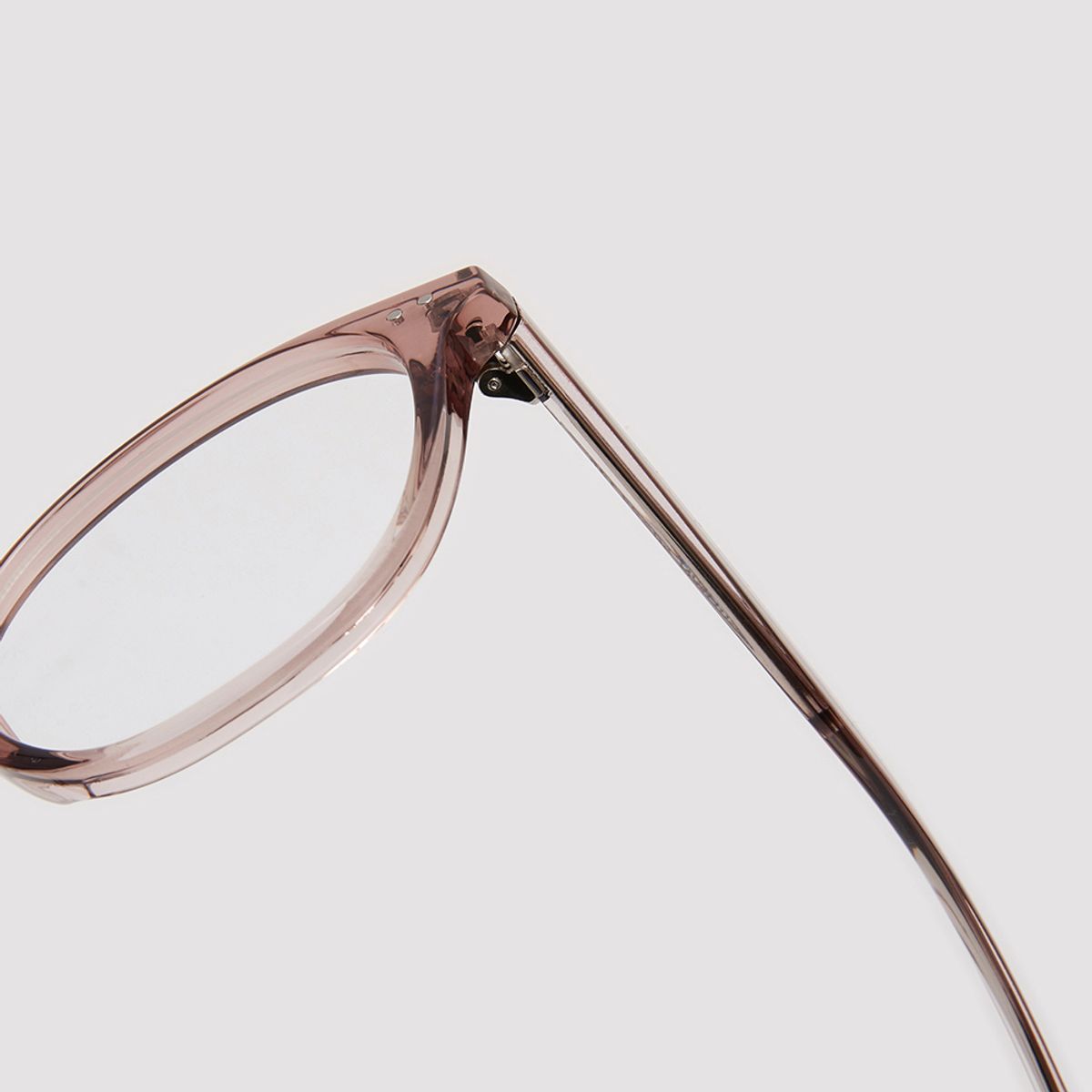 알로아이웨어(ALO EYEWEAR) [Essential] AL5502 1616G 세미오버라운드 투명 브라운 안경테 블루라이트 차단 렌즈 선택