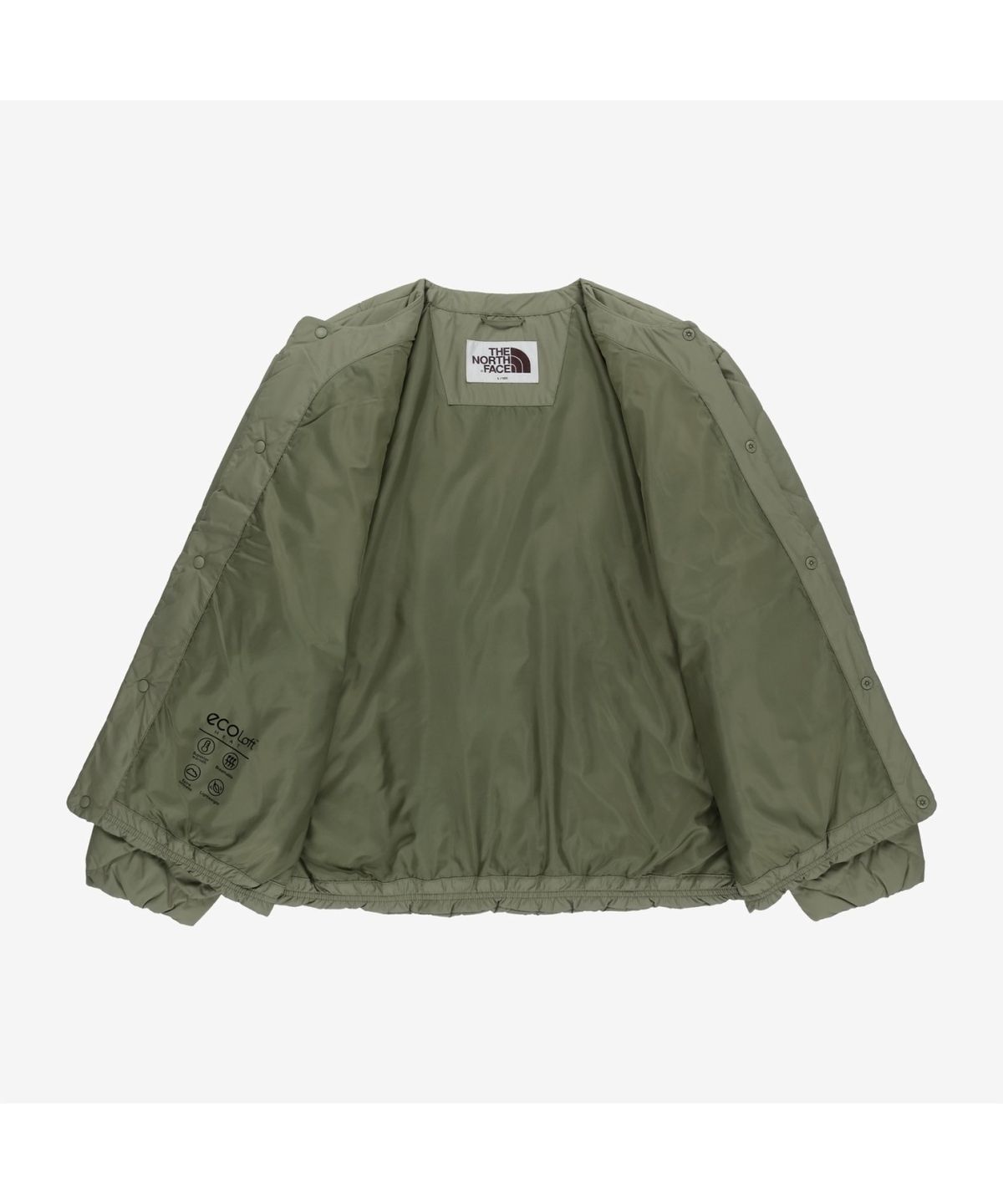 노스페이스(THE NORTH FACE) NJ3NR53K 화이트라벨 플로우 히트 자켓 GREEN