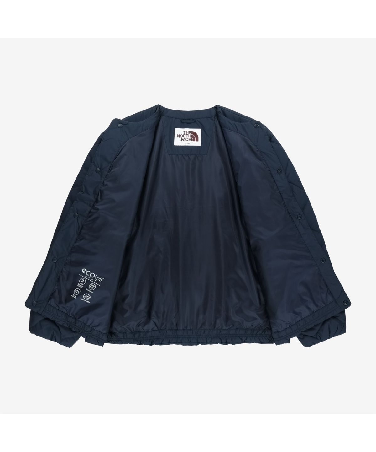 노스페이스(THE NORTH FACE) NJ3NR53J 화이트라벨 플로우 히트 자켓 NAVY