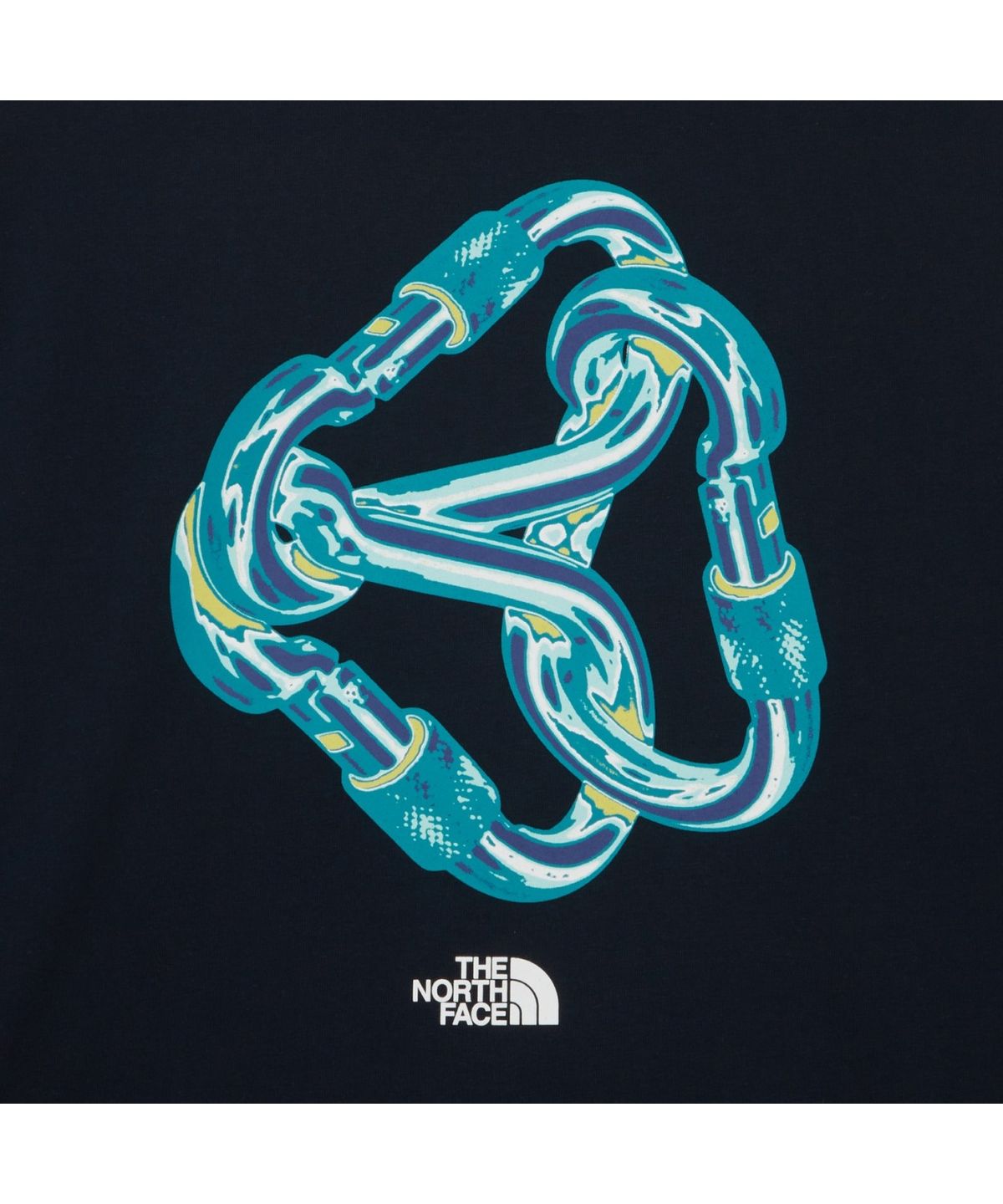 노스페이스(THE NORTH FACE) NT7TR70B 남성 카라비너 긴팔 티셔츠 MIDNIGHT_NAVY