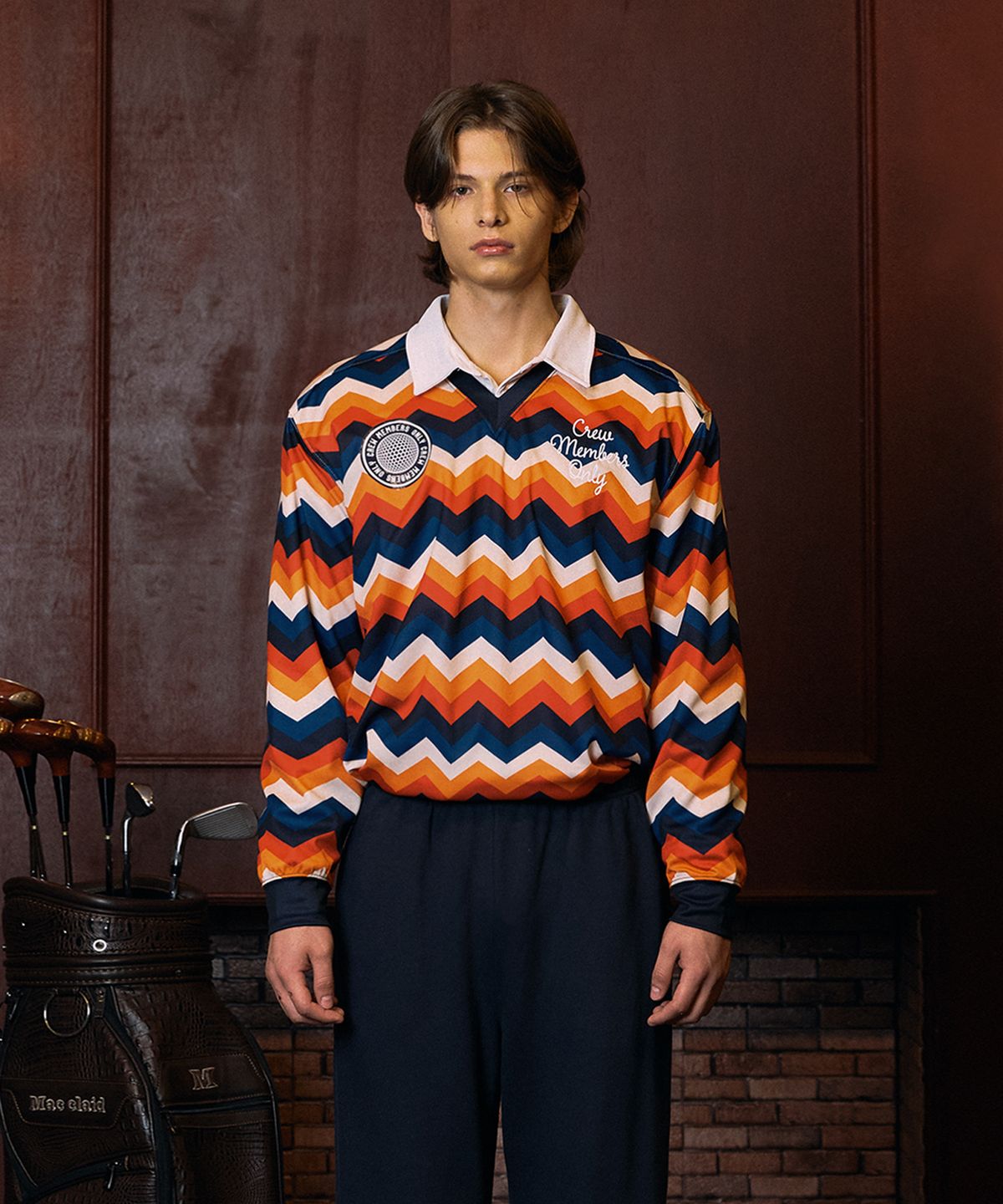 크루멤버스온리(CREW MEMBERS ONLY) KICK OFF JERSEY WAVE MULTI