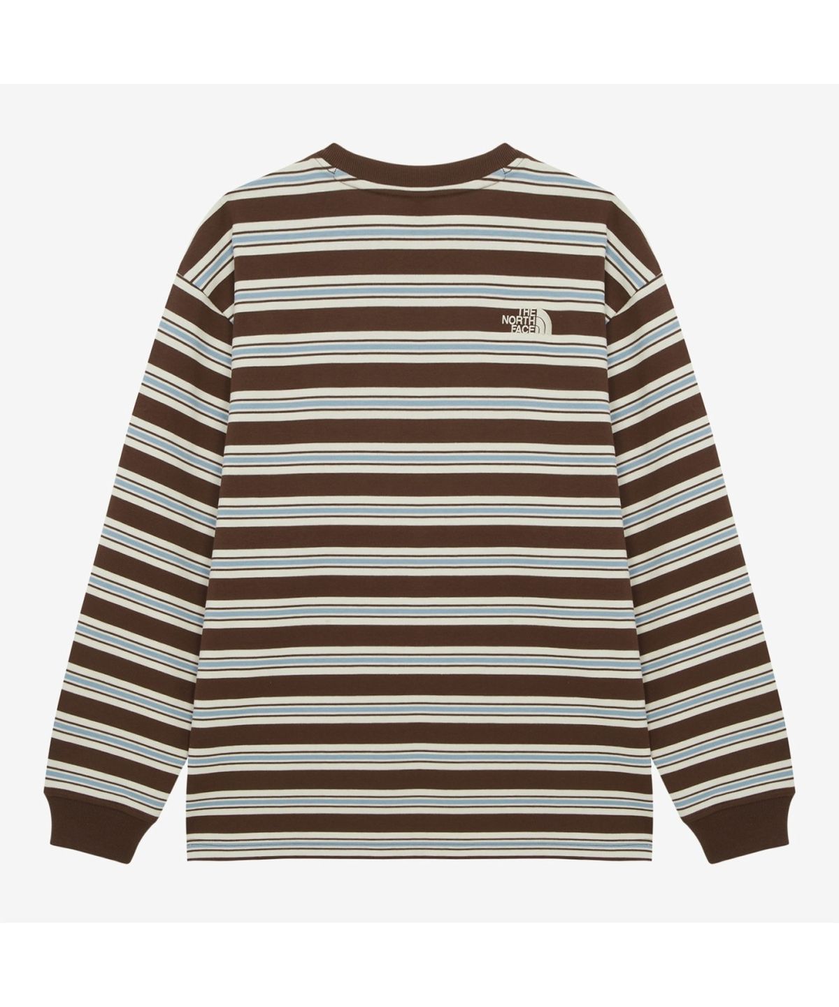 노스페이스(THE NORTH FACE) NT7TR56B 남성 이지온 스트라이프 긴팔 티셔츠 BRICK