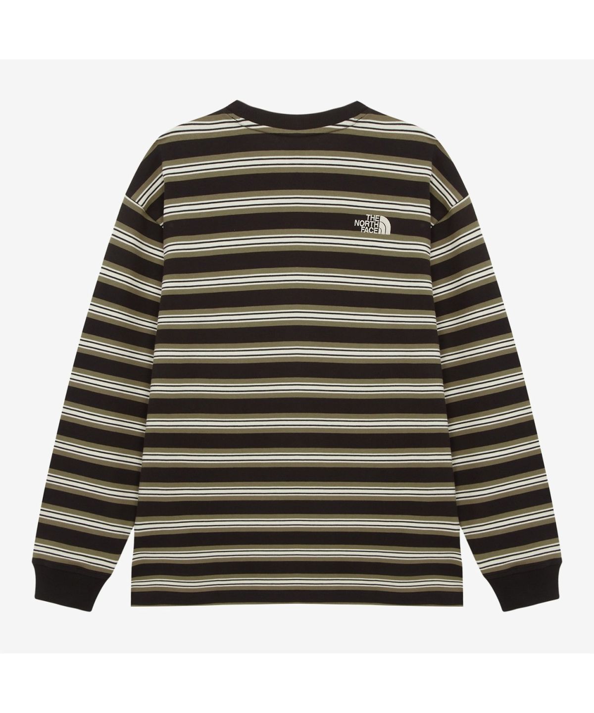 노스페이스(THE NORTH FACE) NT7TR56A 남성 이지온 스트라이프 긴팔 티셔츠 BLACK