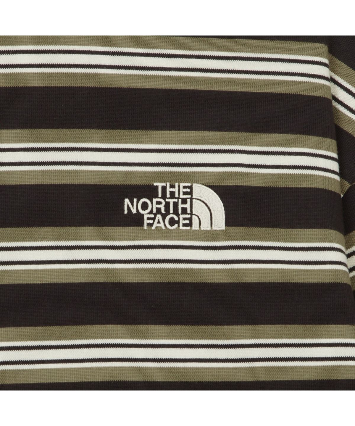 노스페이스(THE NORTH FACE) NT7TR56A 남성 이지온 스트라이프 긴팔 티셔츠 BLACK