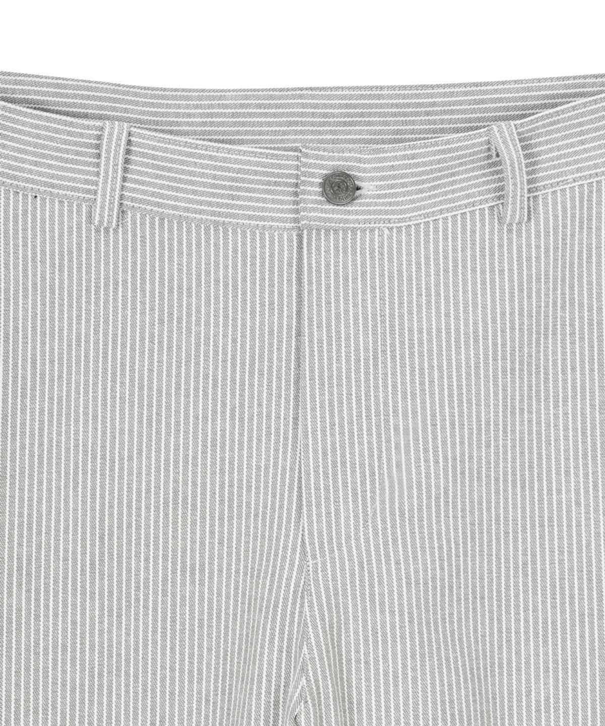 단델(DANDEL) DD reverse stripe pin-tuck cargo pants (GREY)