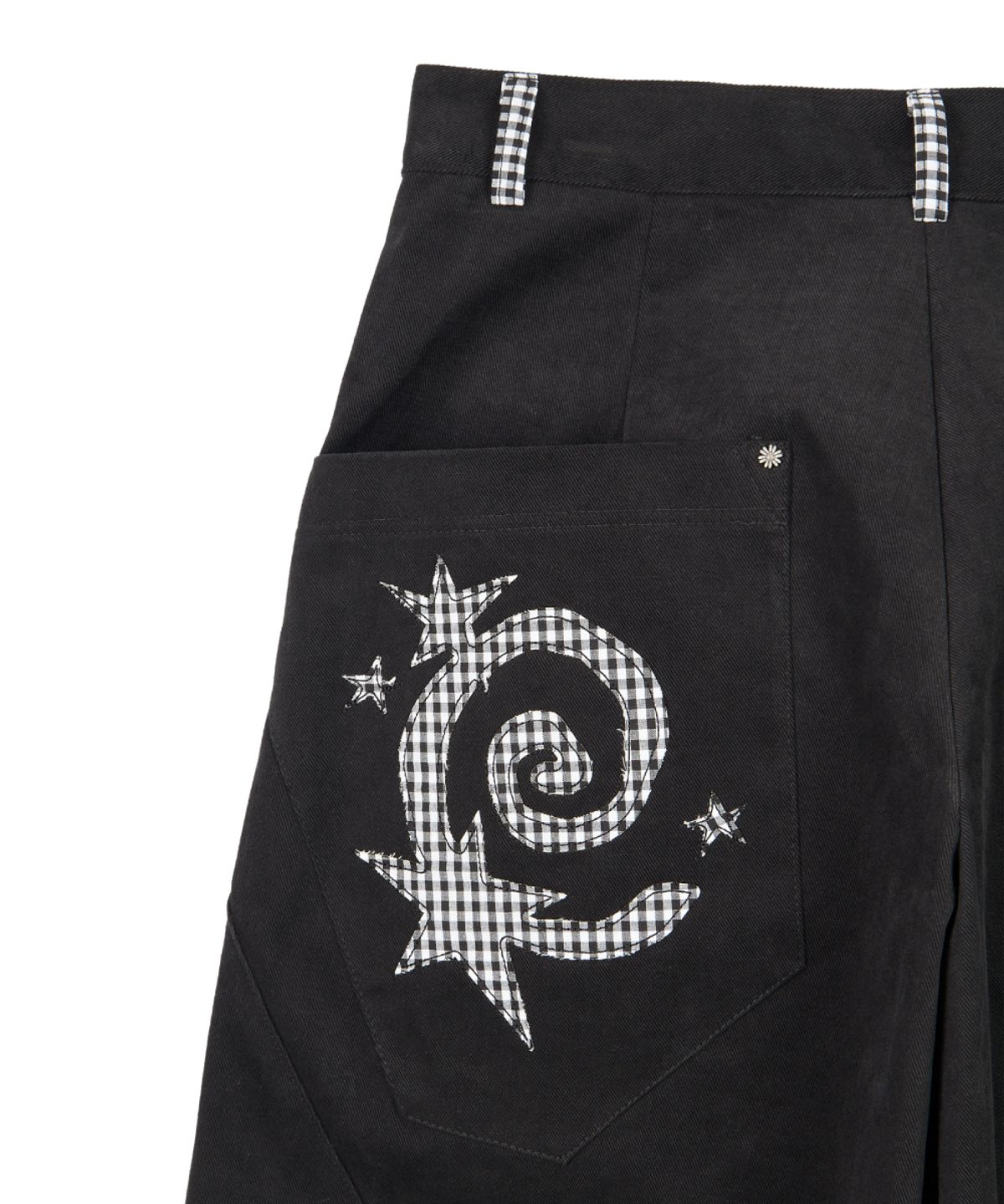 단델(DANDEL) DD spiral star balloon pants (BLACK)