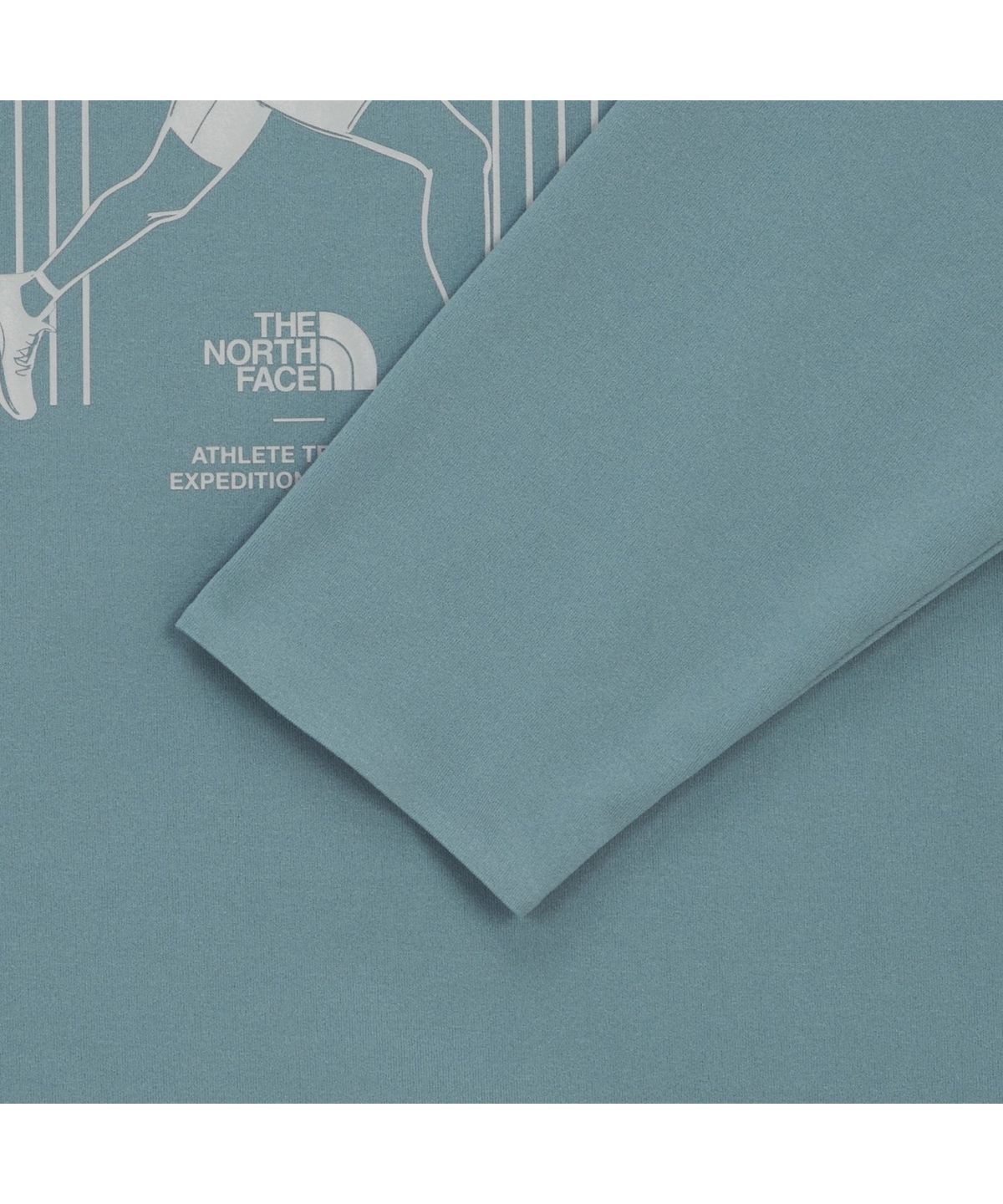 노스페이스(THE NORTH FACE) NT7TR51C 남성 살리오 긴팔 티셔츠 GRAYISH_BLUE