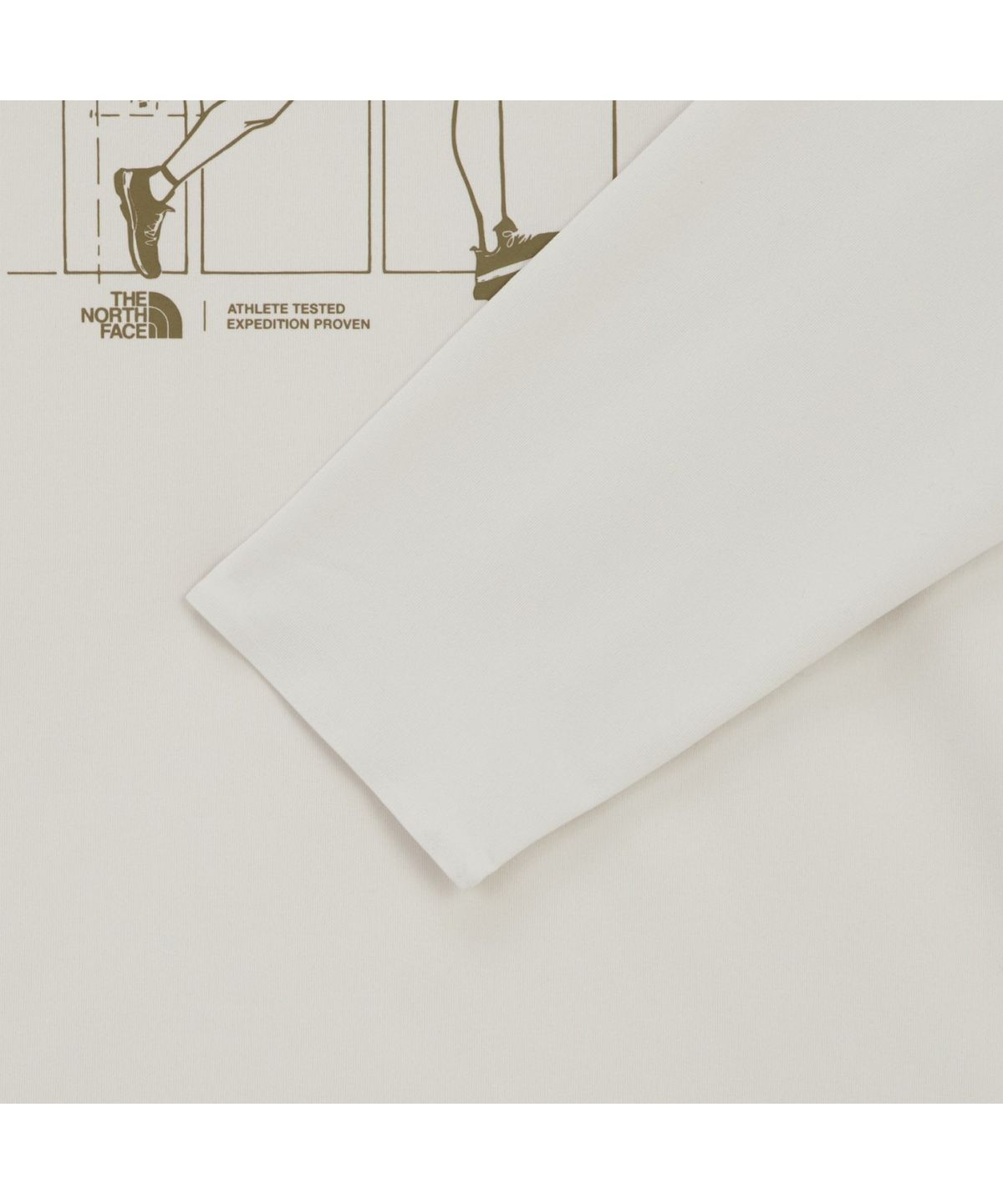 노스페이스(THE NORTH FACE) NT7TR51B 남성 살리오 긴팔 티셔츠 CREAM