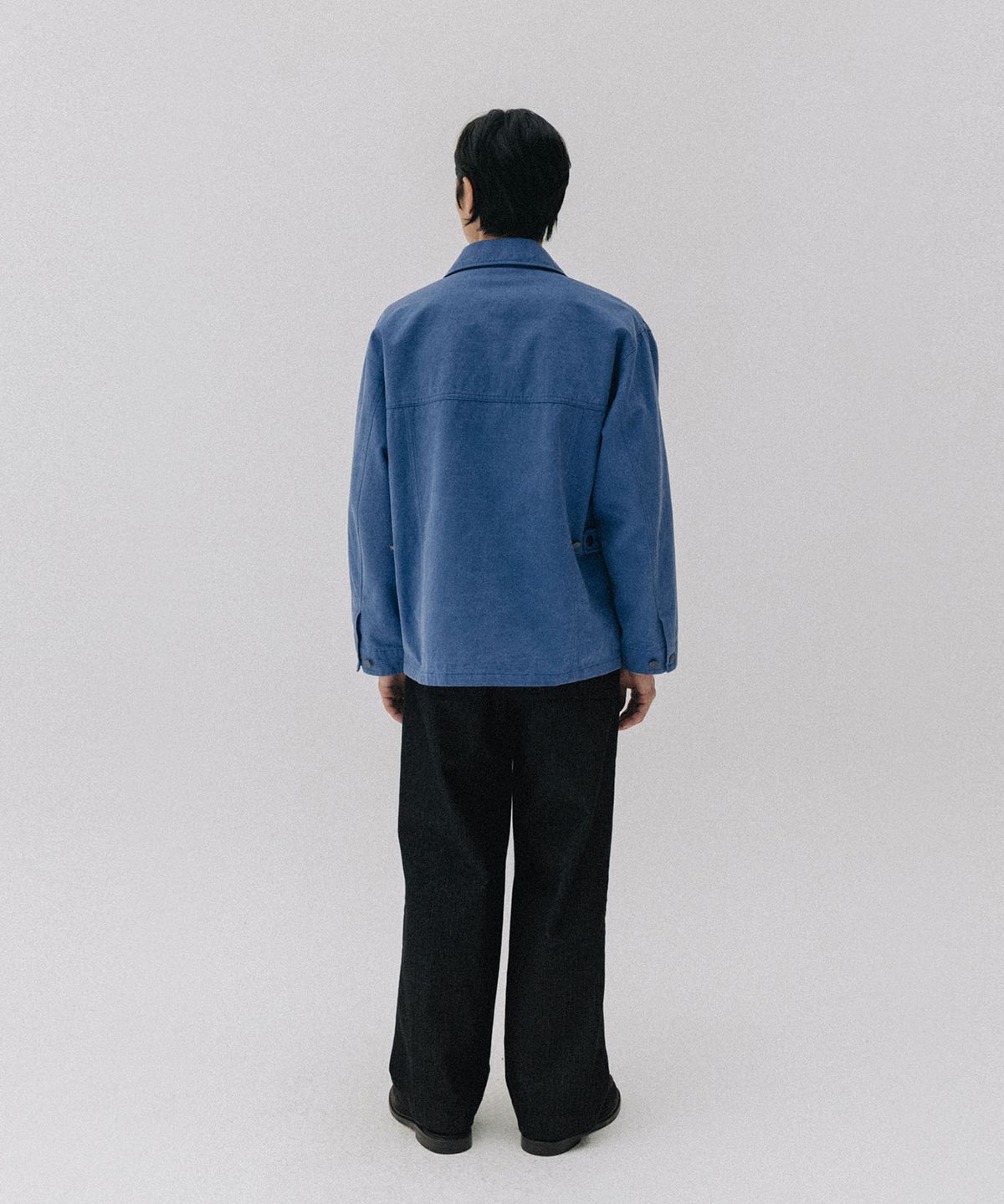 블랭크룸(BLANKROOM) 해링본 트윌 팬츠_BLACK