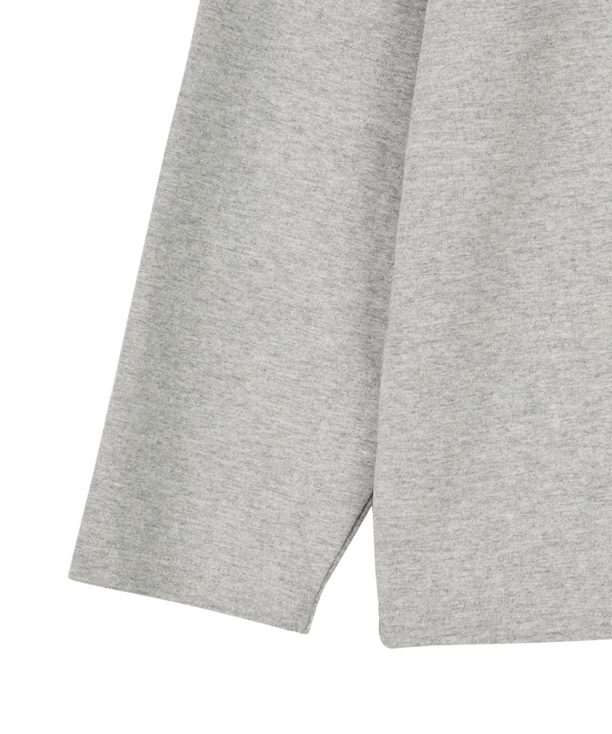 단델(DANDEL) DD symbol applique long sleeve (GREY)