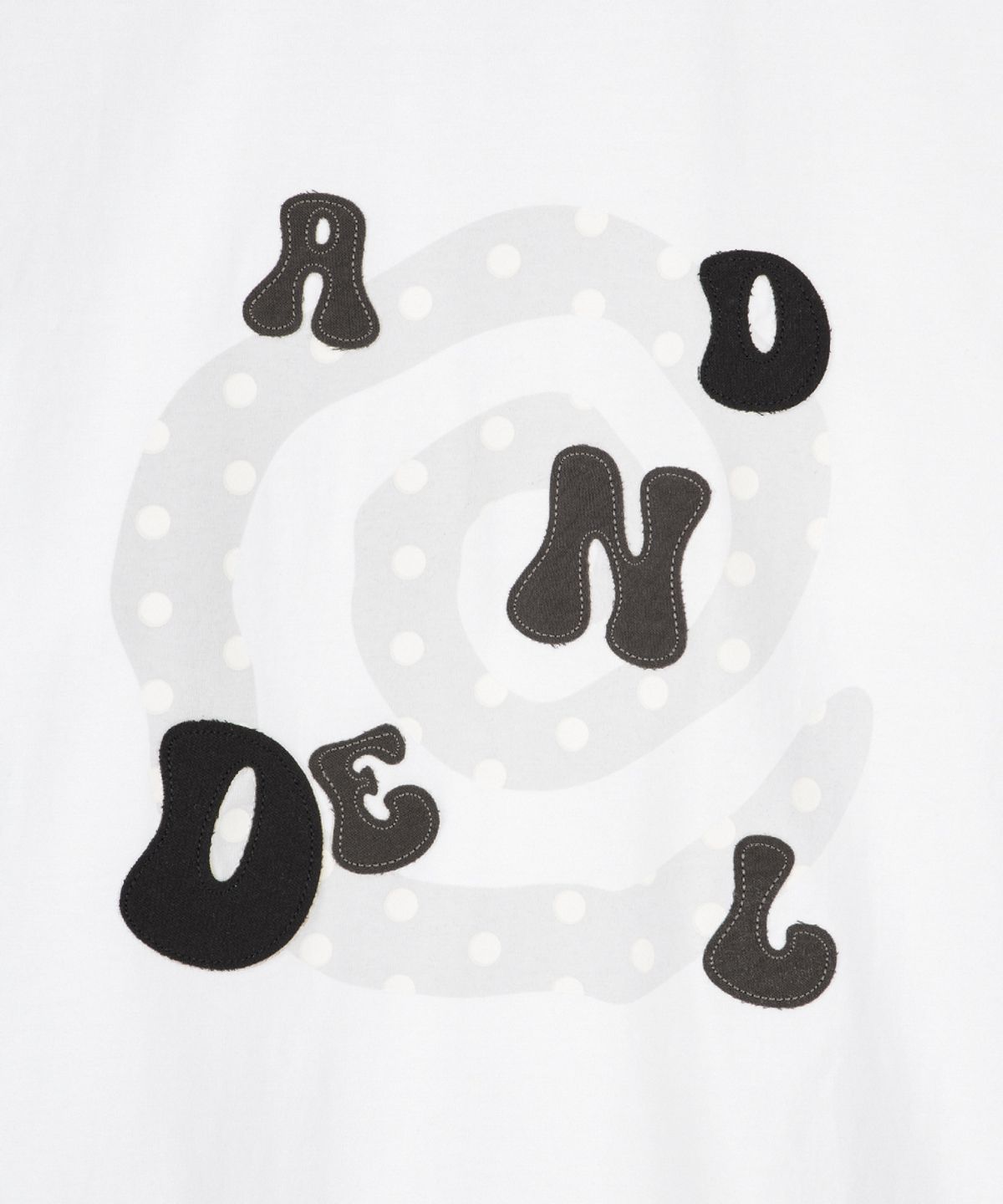 단델(DANDEL) DD type applique long sleeve (WHITE)