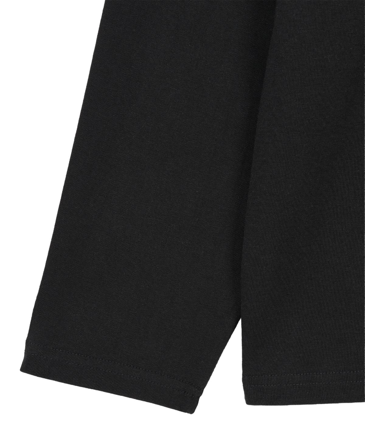 단델(DANDEL) DD rot applique long sleeve (BLACK)
