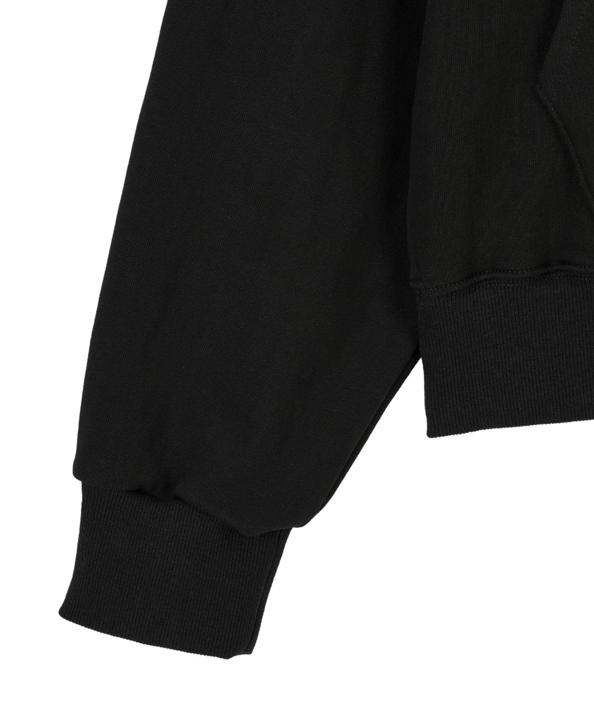 단델(DANDEL) DD wing studded hoodie zip-up (BLACK)