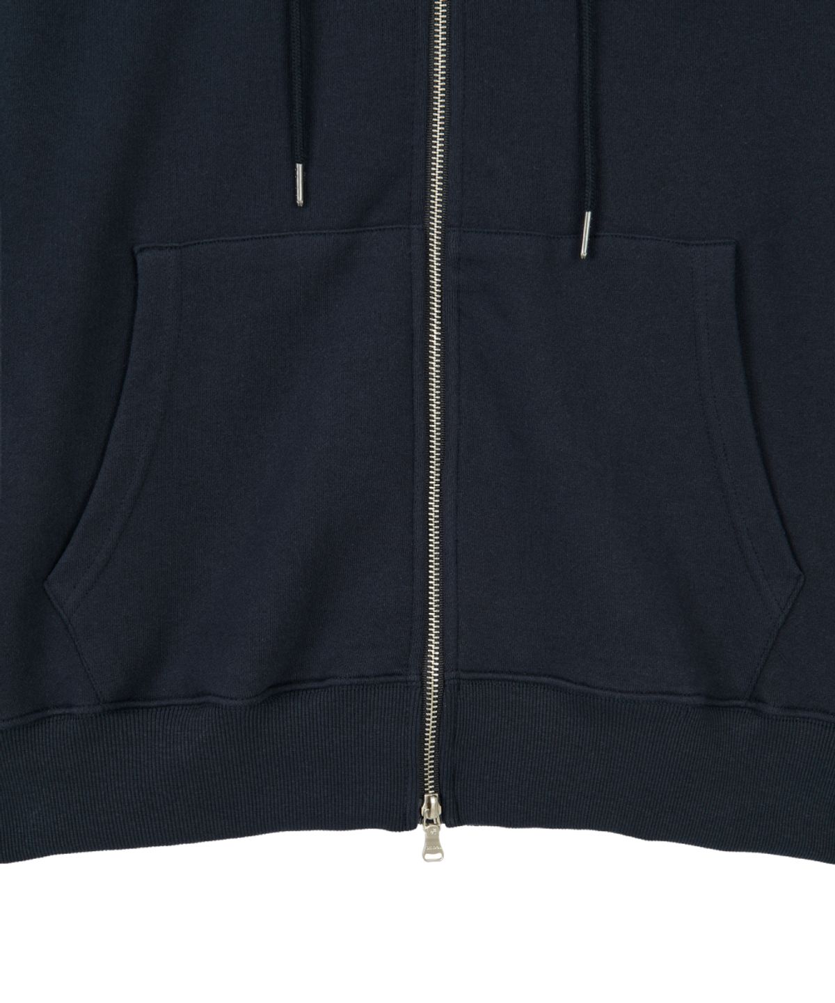 단델(DANDEL) DD heart check lining hoodie zip-up (NAVY)