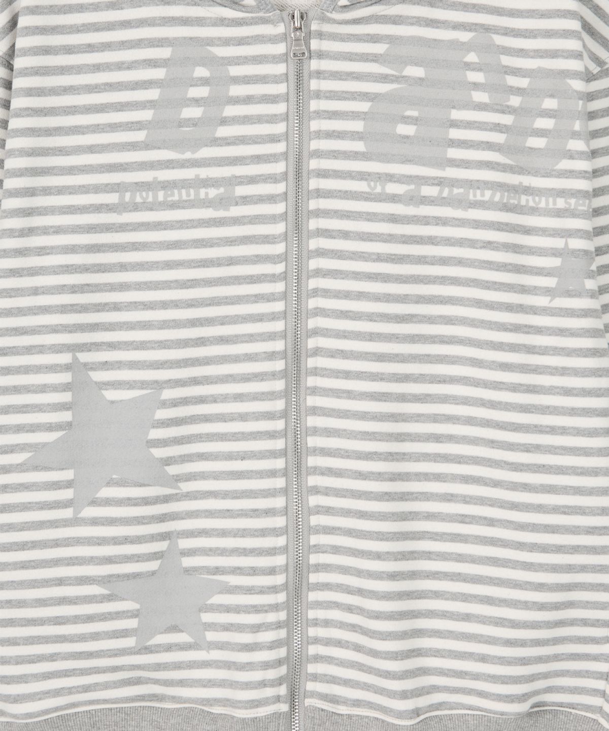 단델(DANDEL) DD type stripe hoodie zip-up (IVORY)