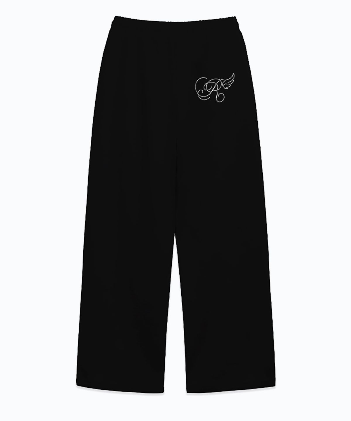 랜덤오프(RANDOMOFF) R DOT WING MINI ONE TUCK WIDE SWEAT PANTS (2color)