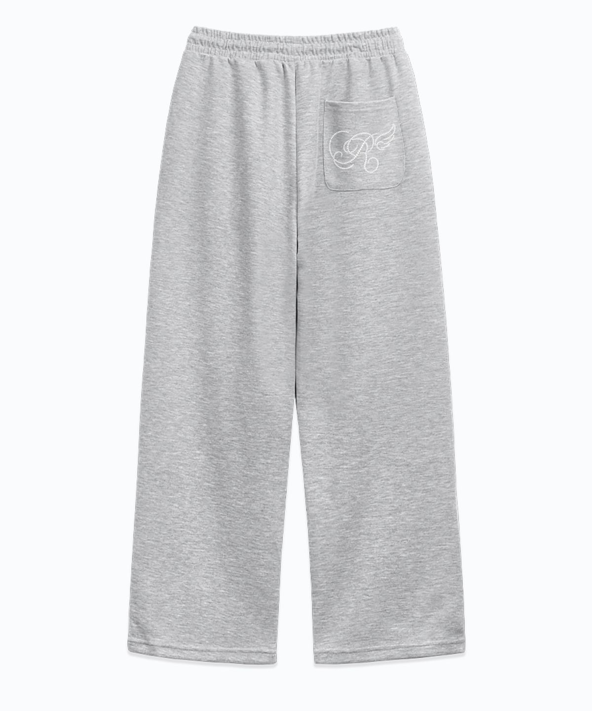 랜덤오프(RANDOMOFF) R DOT WING MINI ONE TUCK WIDE SWEAT PANTS (2color)