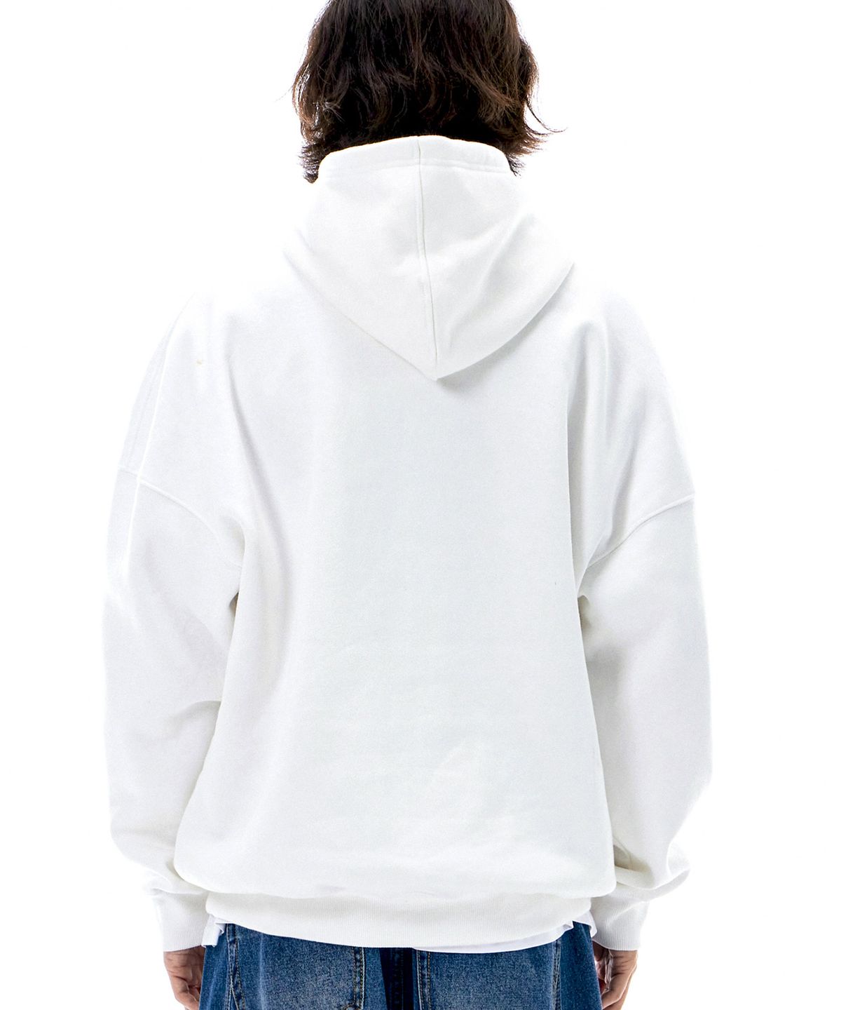 바이엘(BY.L) 프론트 에스터리스크스 후드 화이트