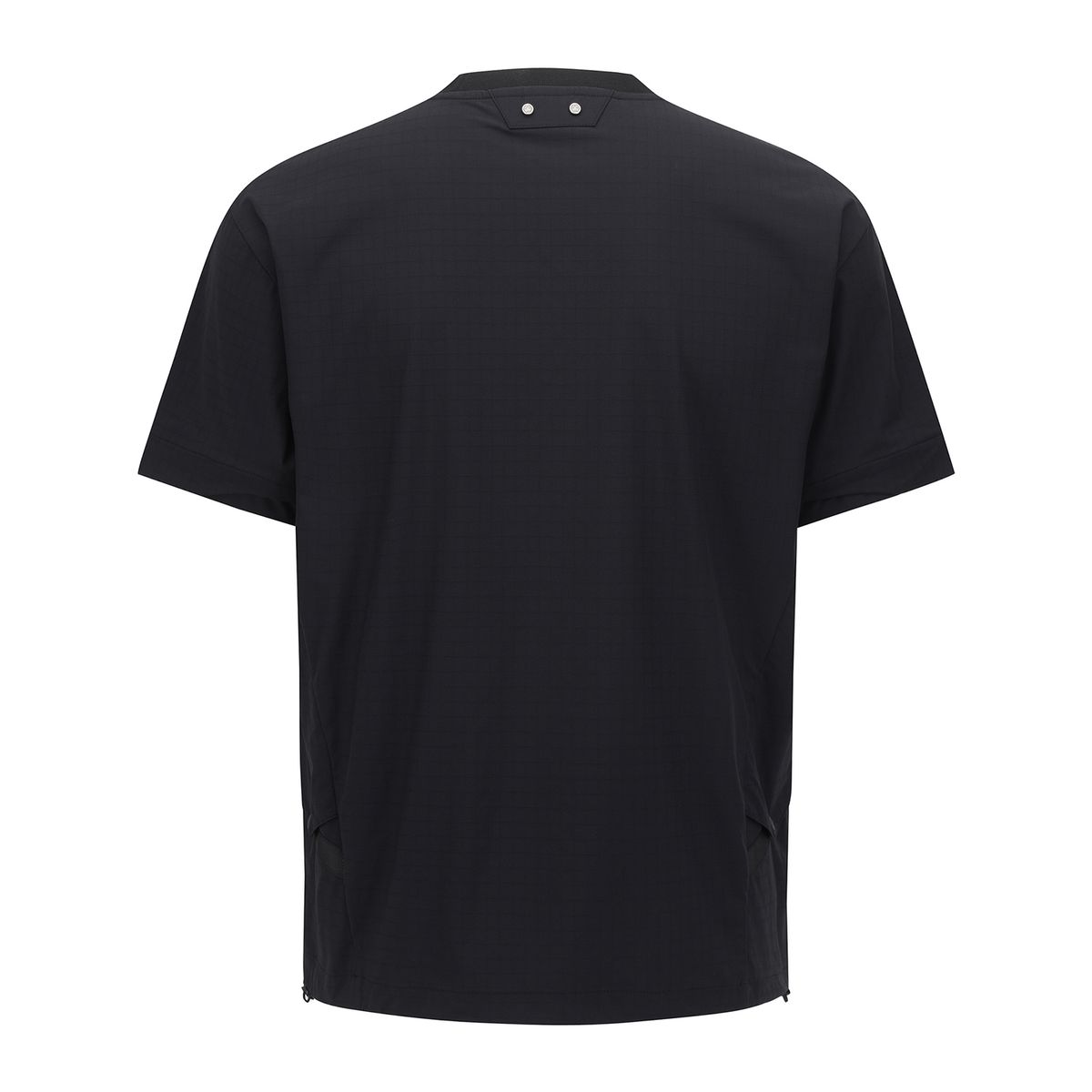 어뉴골프(ANEW GOLF) MEN WOVEN MIX CREW NECK_BK