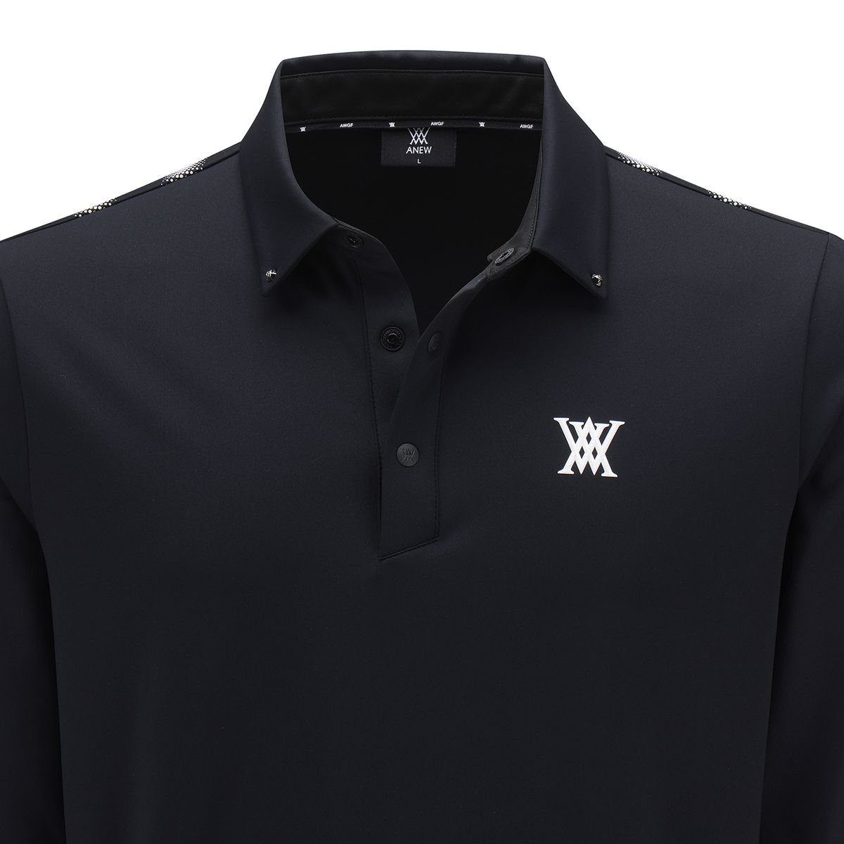 어뉴골프(ANEW GOLF) M SIGNATURE LOGO L/TS_BK