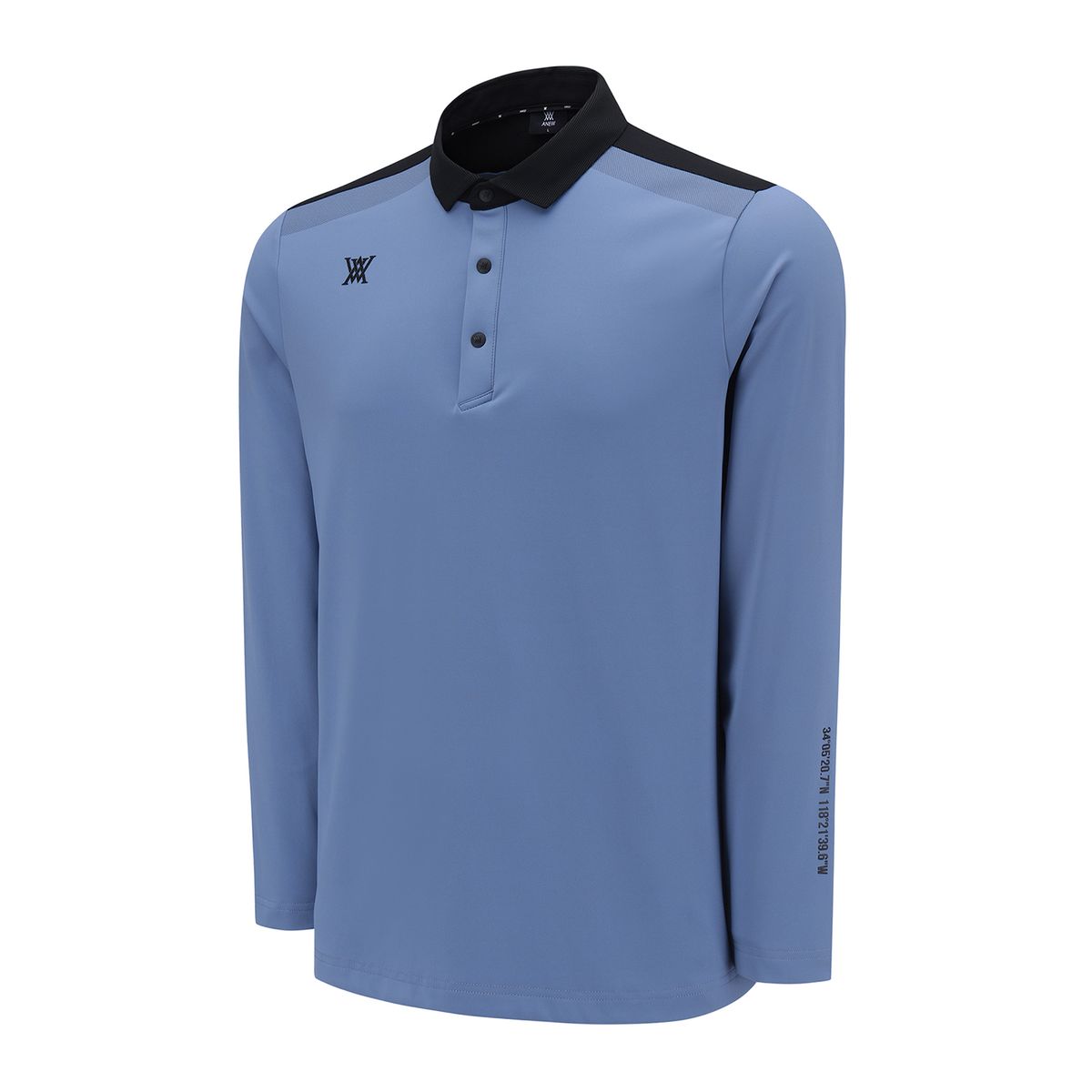 어뉴골프(ANEW GOLF) M COLLAR POINT L/TS_BL