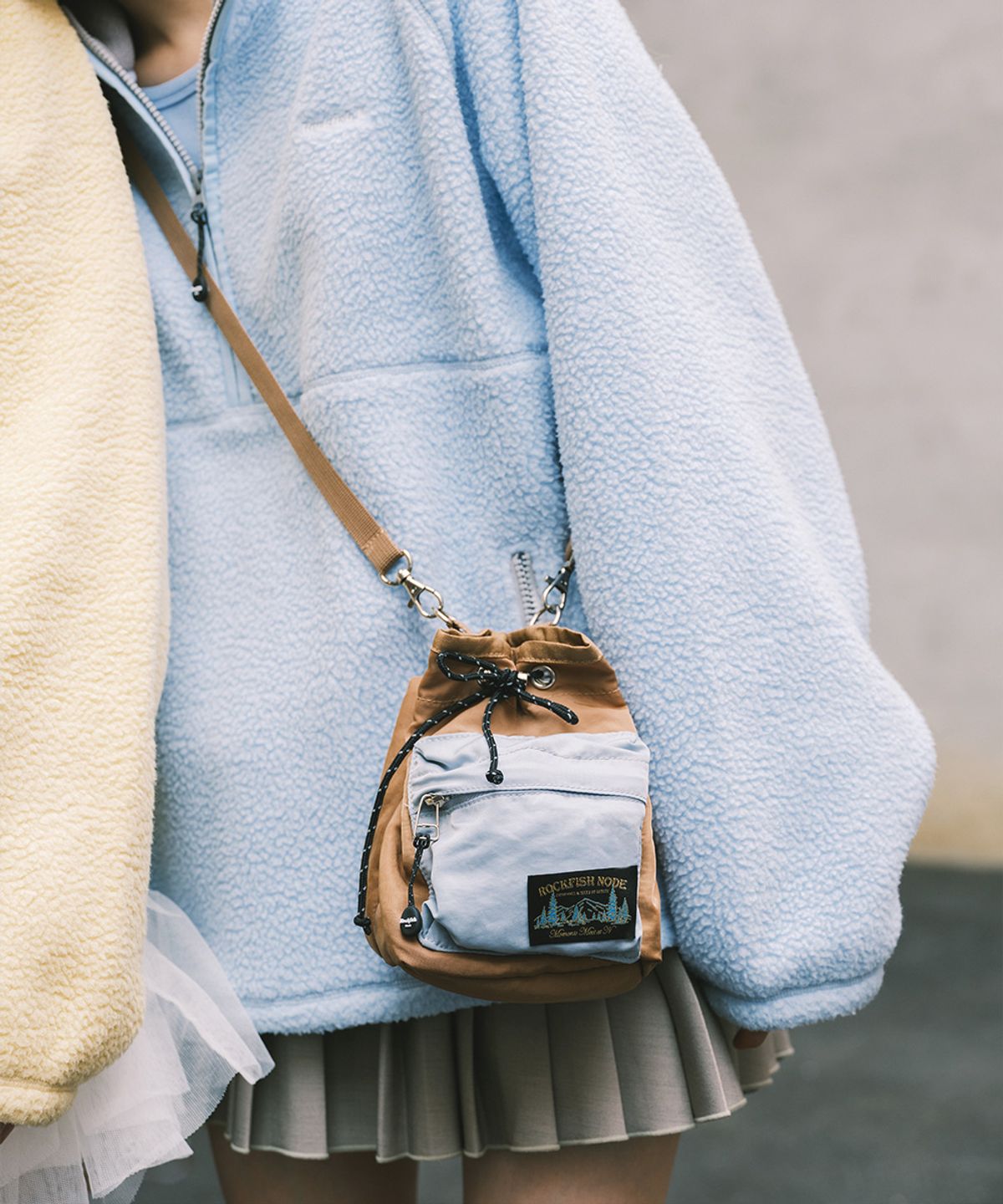 락피쉬웨더웨어(ROCKFISH WEATHERWEAR) NYLON DRAWSTRING MINI BAG - 4 colors