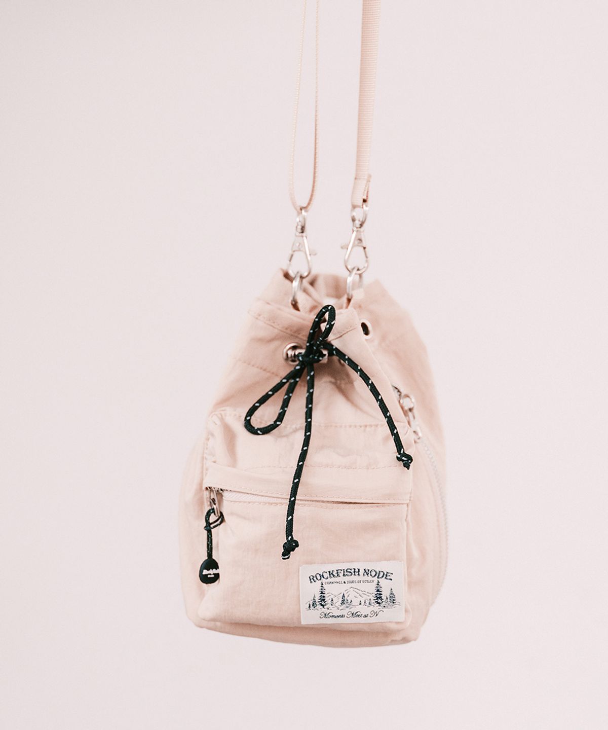 락피쉬웨더웨어(ROCKFISH WEATHERWEAR) NYLON DRAWSTRING MINI BAG - 4 colors