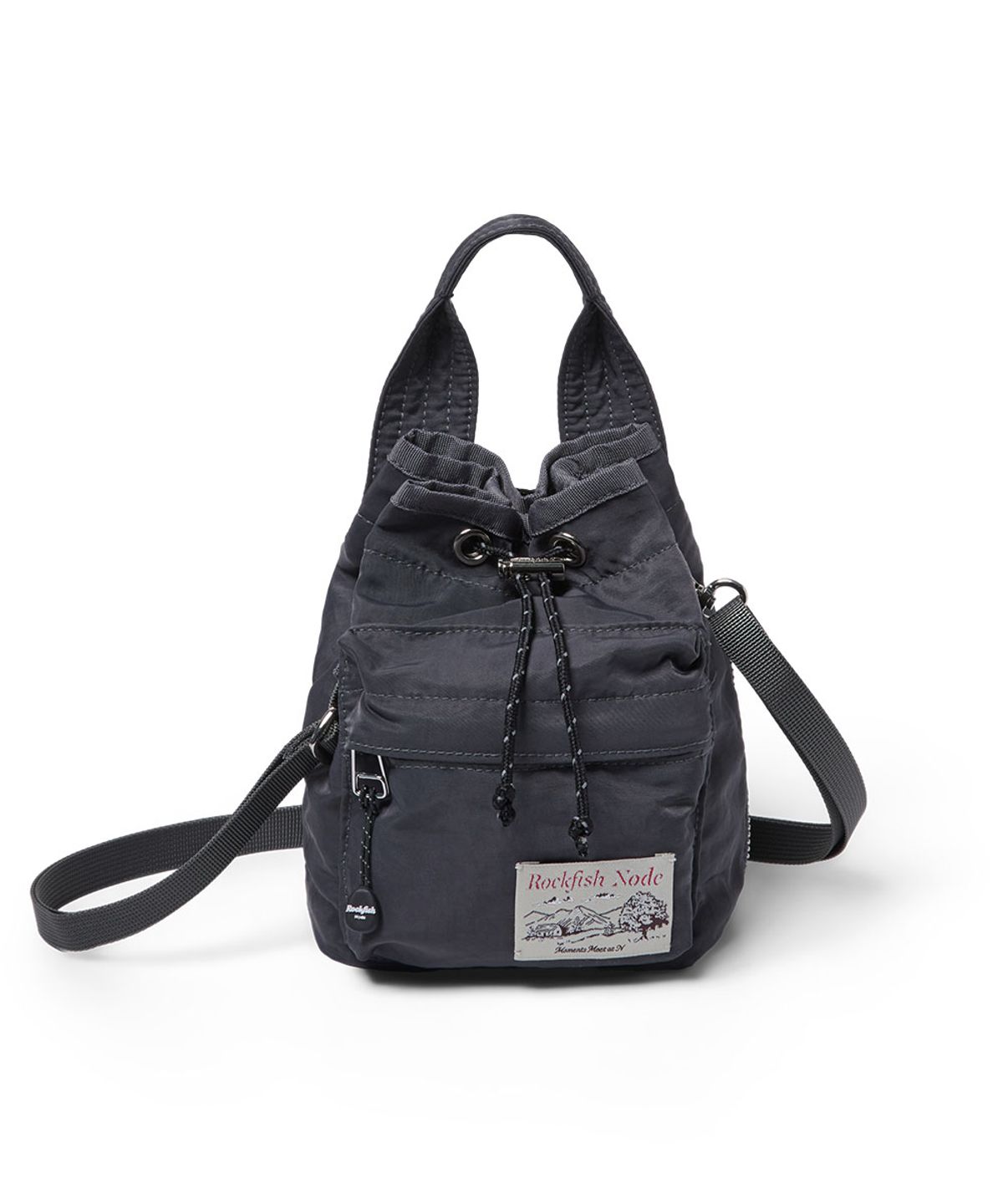 락피쉬웨더웨어(ROCKFISH WEATHERWEAR) NYLON DRAWSTRING MINI BAG - 2 colors