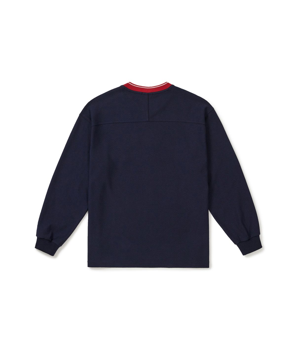 클로브(CLOVE) [25FW clove] Cotton Mesh Rugby Shirt (Navy)