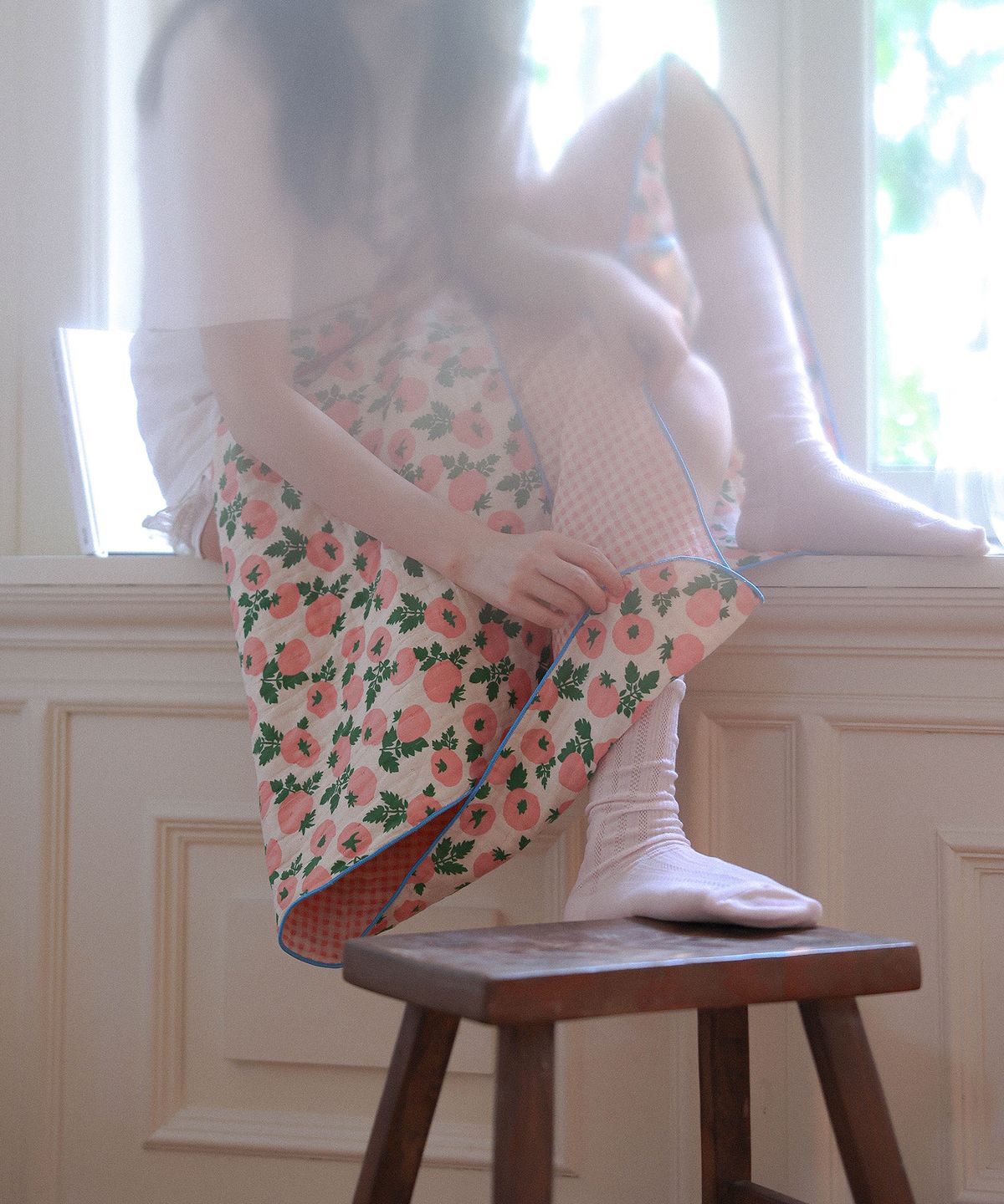 메종드룸룸(MAISON DE ROOMROOM) 뮬리 4중 거즈 레트로 블랭킷 3colors
