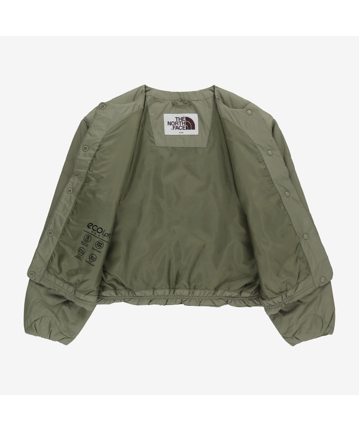 노스페이스(THE NORTH FACE) NJ3NR81L 화이트라벨 여성 플로우 히트 자켓 GREEN