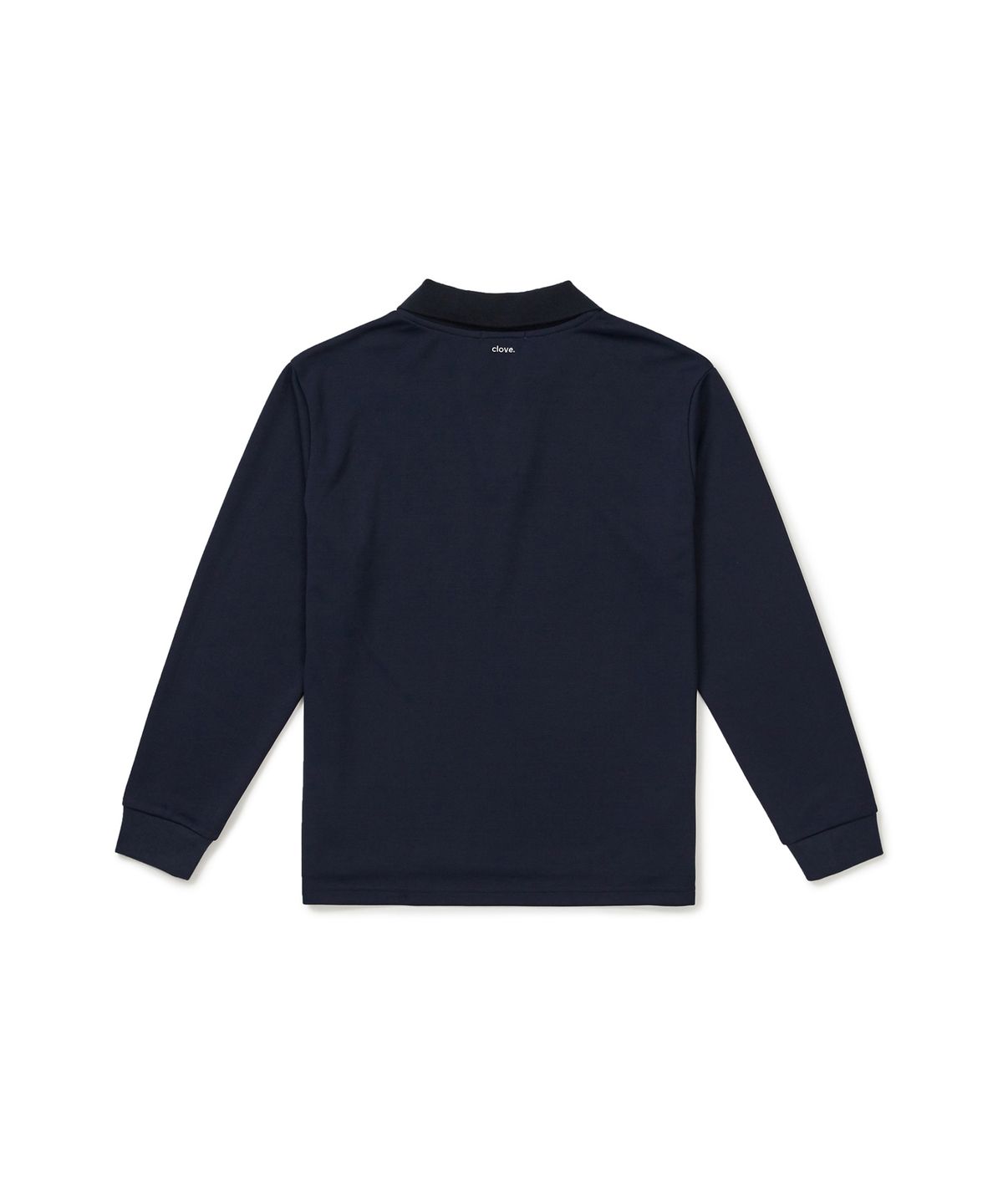 클로브(CLOVE) [25FW clove] Stretch Open-Collar T-Shirt (Navy)