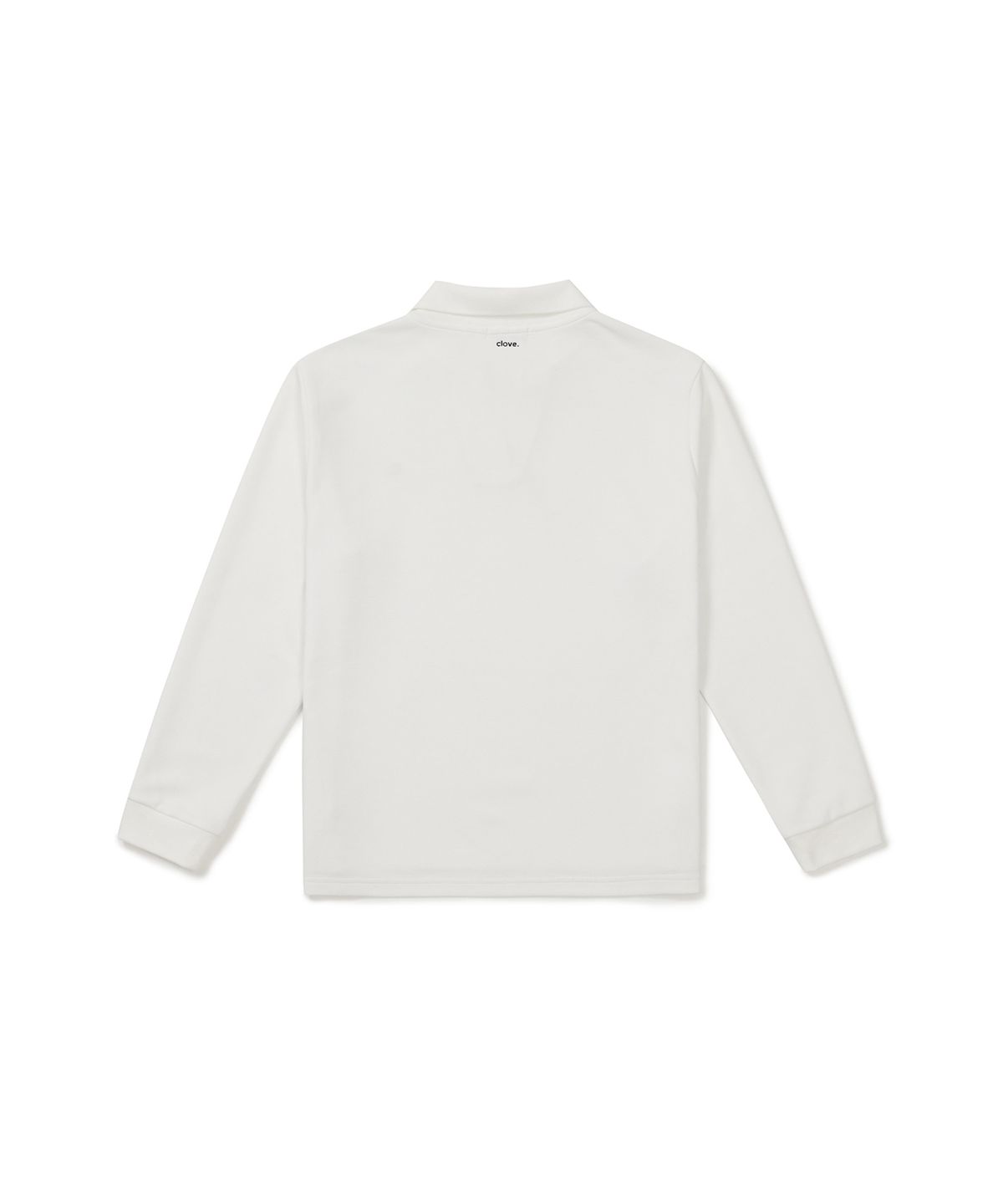 클로브(CLOVE) [25FW clove] Stretch Open-Collar T-Shirt (White)