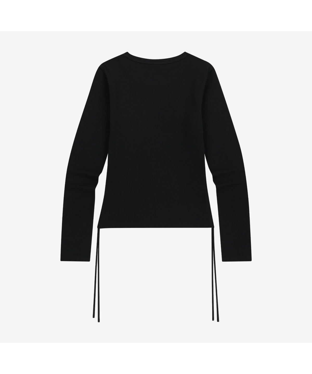 노스페이스(THE NORTH FACE) NT7TR80L 여성 셔링 긴팔 라운드티 BLACK