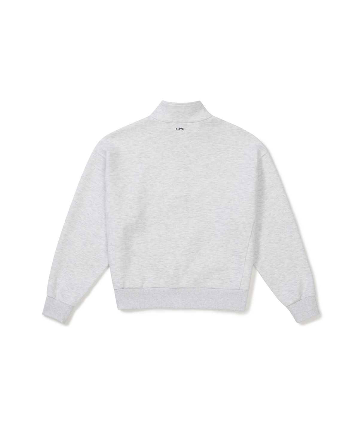클로브(CLOVE) [25FW clove] Soft Half-Zip Sweatshirt (Light Grey)